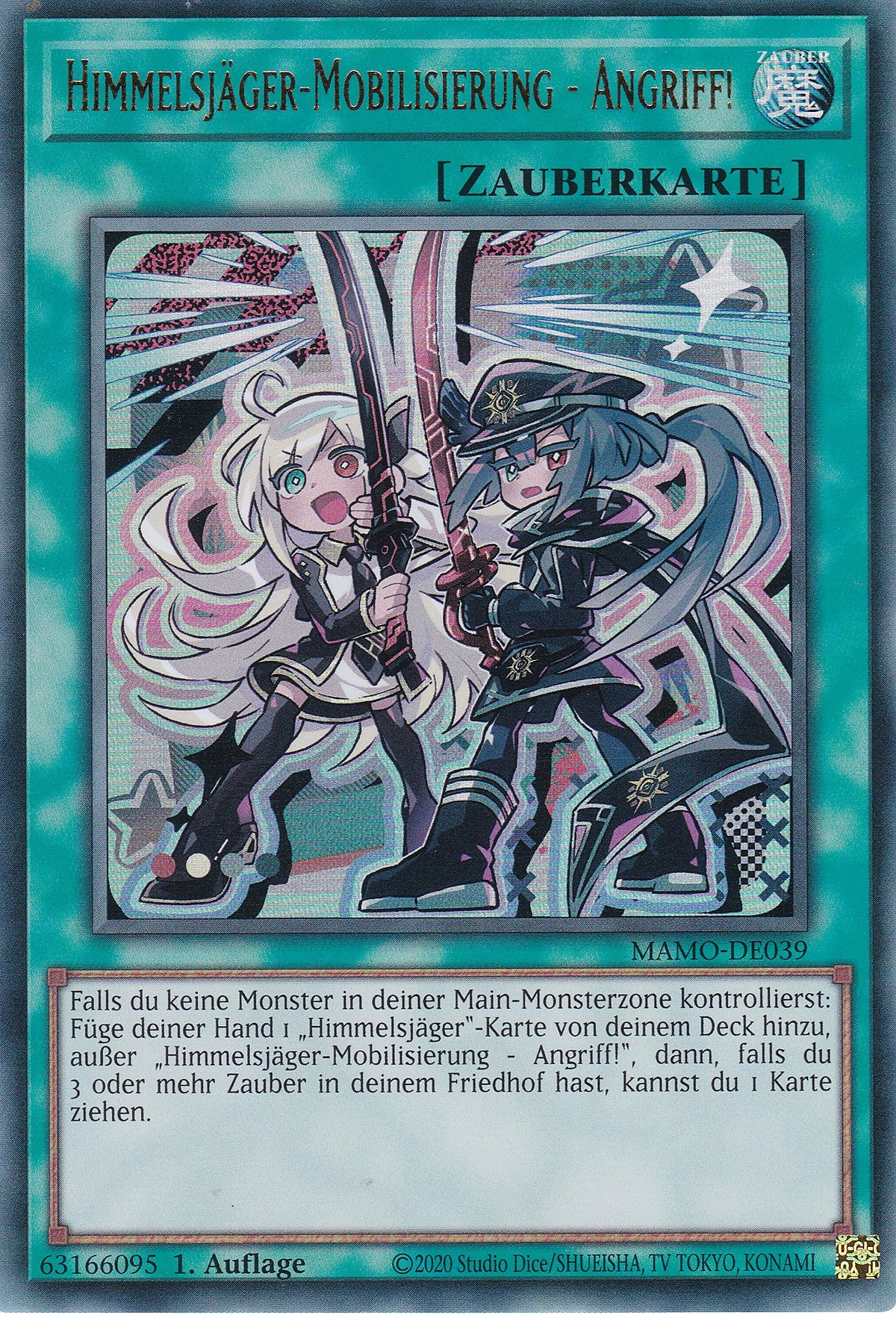 MAMO-DE039 - Himmelsjäger-Mobilisierung - Angriff! - Ultra Rare - Deutsch - 1. Auflage - Magnificent Monsters - Yu-Gi-Oh!