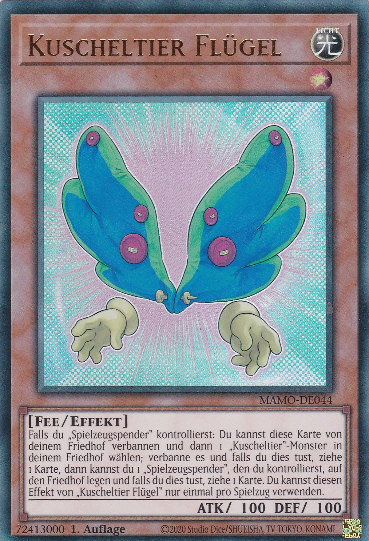 MAMO-DE044 - Kuscheltier Flügel - Ultra Rare - Deutsch - 1. Auflage - Magnificent Monsters - Yu-Gi-Oh!