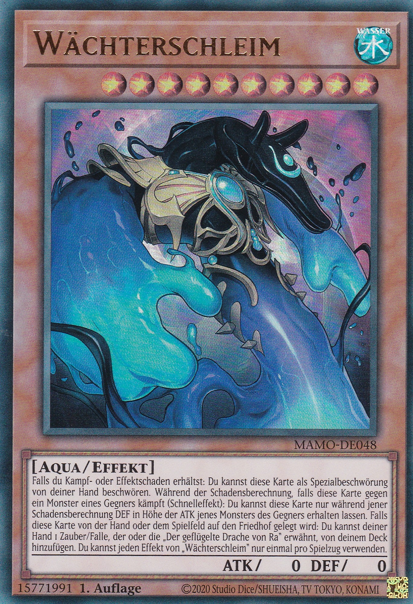 MAMO-DE048 - Wächterschleim - Ultra Rare - Deutsch - 1. Auflage - Magnificent Monsters - Yu-Gi-Oh!