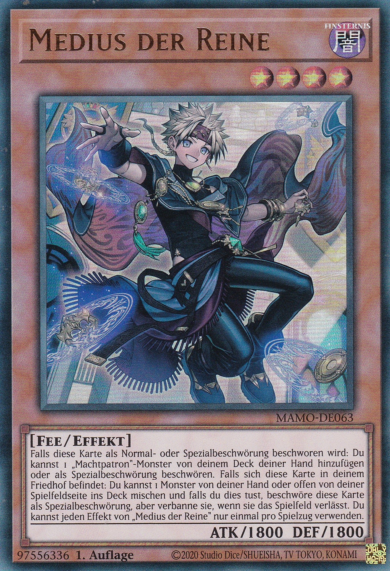 MAMO-DE063 - Medius der Reine - Ultra Rare - Deutsch - 1. Auflage - Magnificent Monsters - Yu-Gi-Oh!