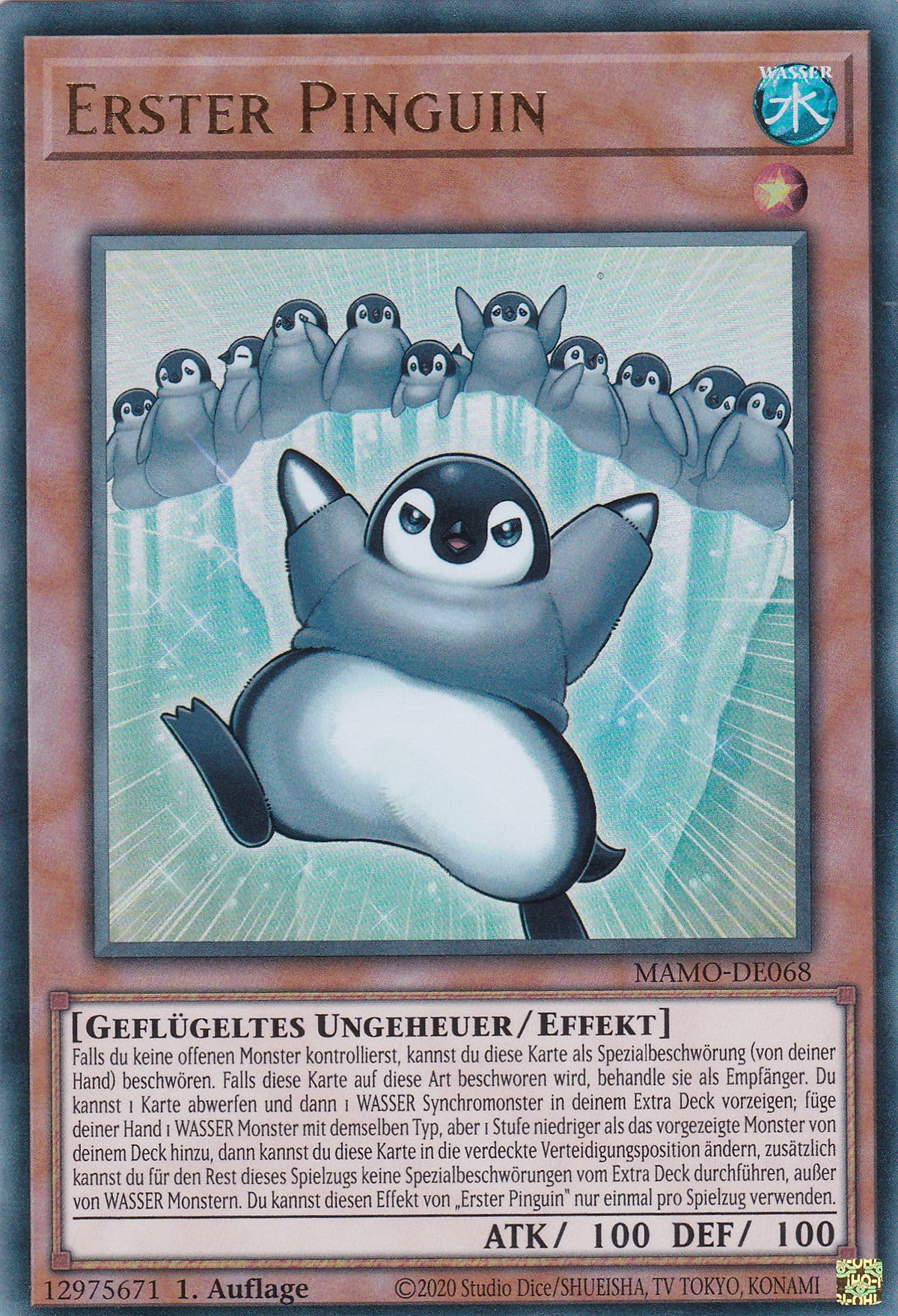 MAMO-DE068 - Erster Pinguin - Ultra Rare - Deutsch - 1. Auflage - Magnificent Monsters - Yu-Gi-Oh!