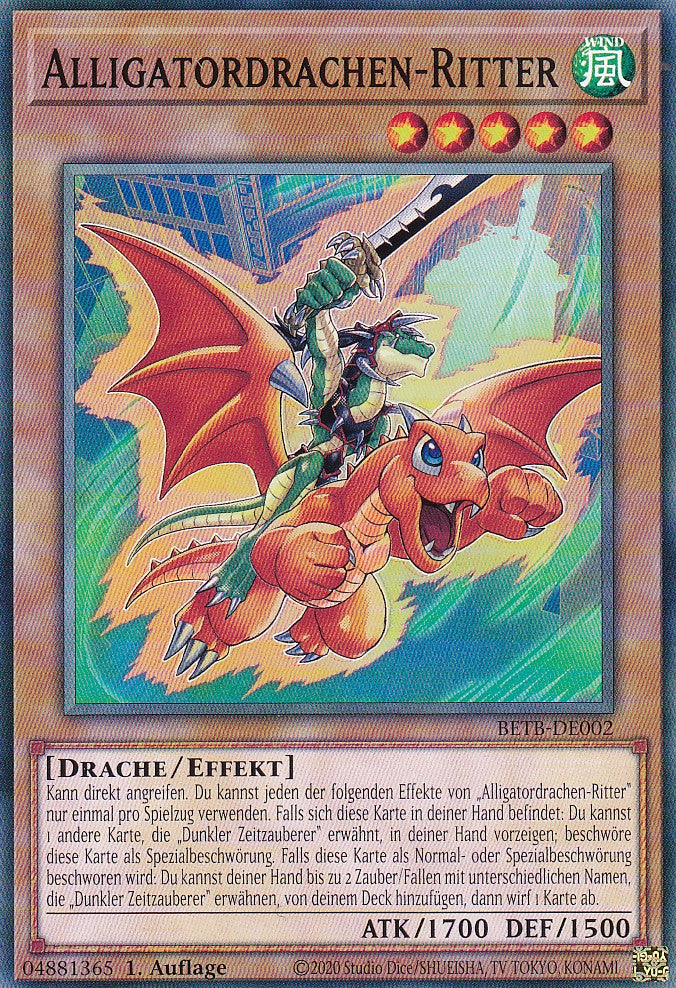 BETB-DE002 - Alligatordrachen-Ritter - Common - Deutsch - 1. Auflage - Beyond the Brave - Yu-Gi-Oh!