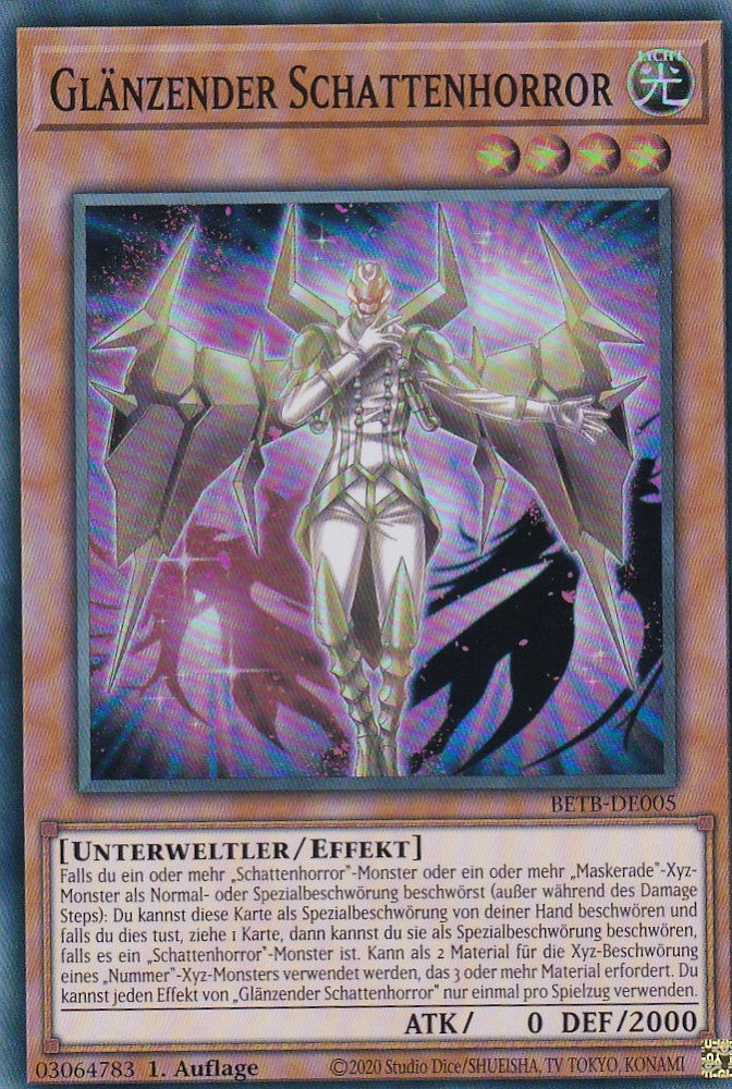BETB-DE005 - Glänzender Schattenhorror - Super Rare - Deutsch - 1. Auflage - Beyond the Brave - Yu-Gi-Oh!