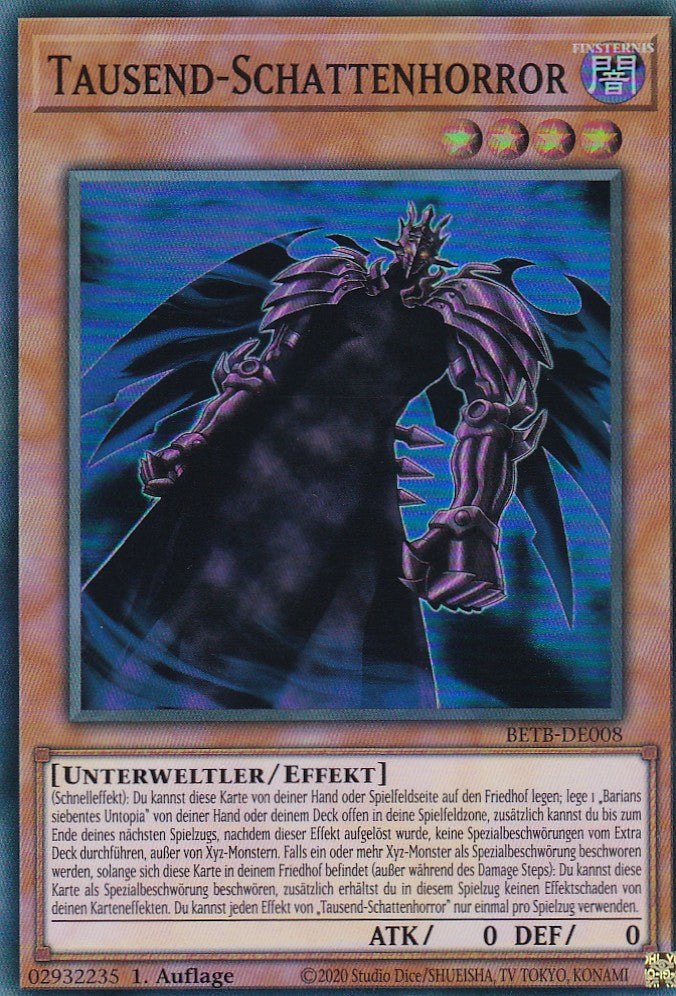 BETB-DE008 - Tausend-Schattenhorror - Super Rare - Deutsch - 1. Auflage - Beyond the Brave - Yu-Gi-Oh!