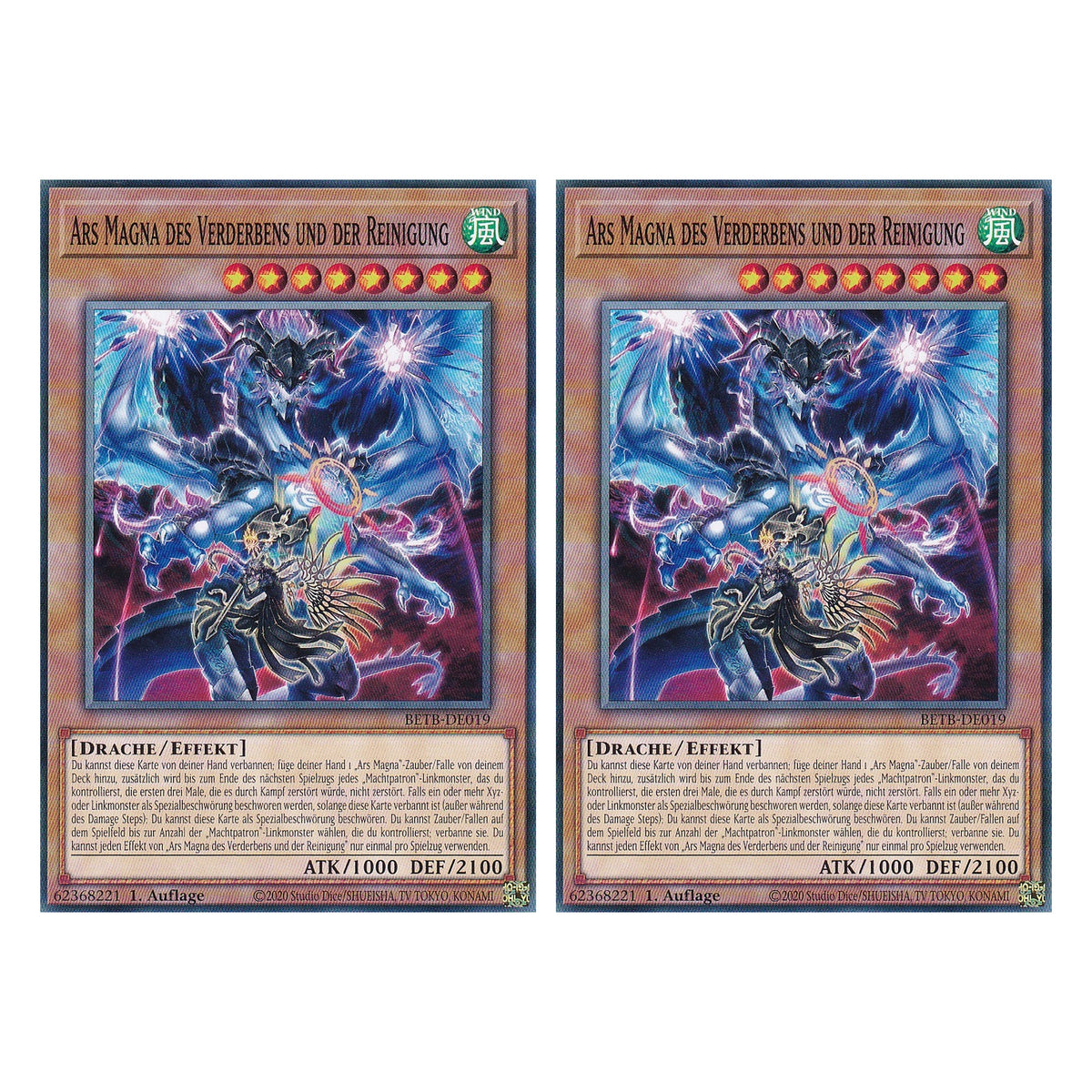 BETB-DE019 - Ars Magna des Verderbens und der Reinigung - Common - Deutsch - 1. Auflage - Beyond the Brave - Duo Set (2 Stück) - Yu-Gi-Oh!