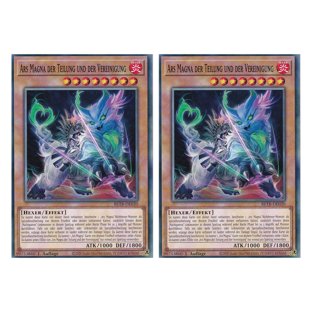 BETB-DE020 - Ars Magna der Teilung und der Vereinigung - Common - Deutsch - 1. Auflage - Beyond the Brave - Duo Set (2 Stück) - Yu-Gi-Oh!