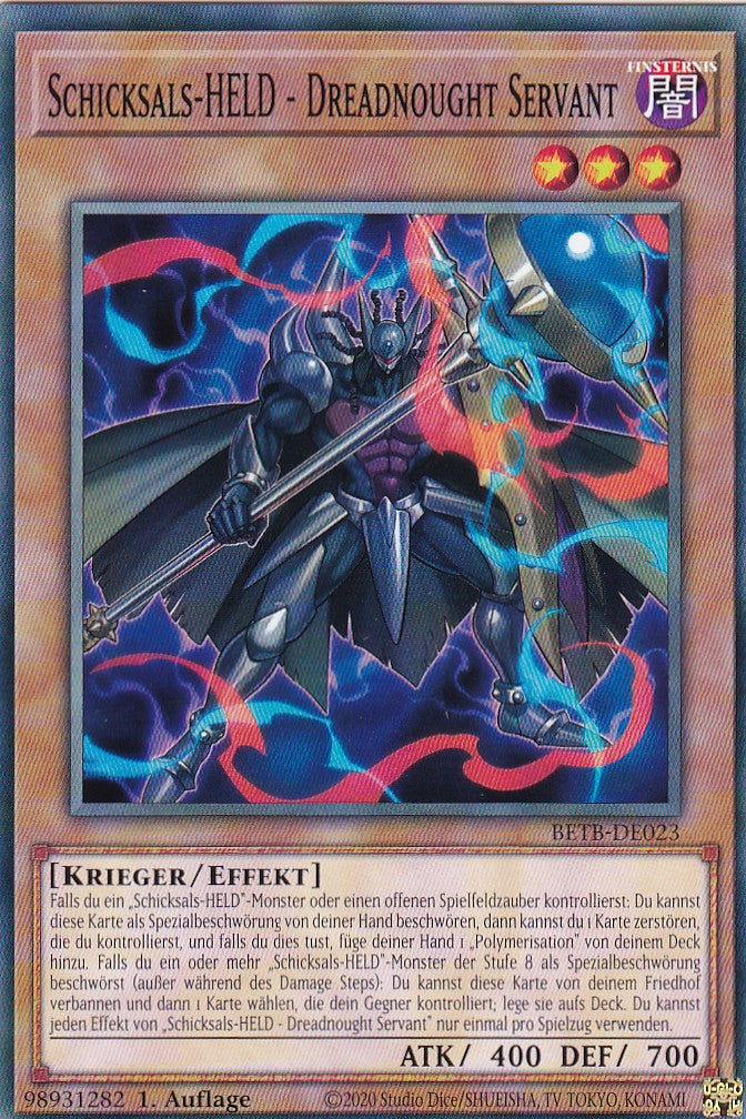 BETB-DE023 - Schicksals-HELD - Dreadnought Servant - Common - Deutsch - 1. Auflage - Beyond the Brave - Yu-Gi-Oh!