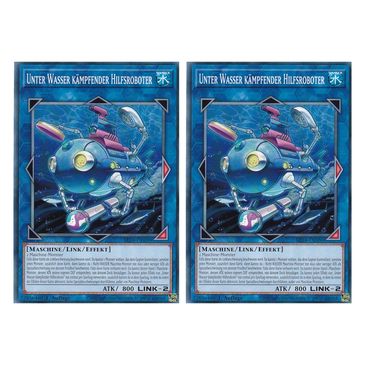 BETB-DE050 - Unter Wasser kämpfender Hilfsroboter - Common - Deutsch - 1. Auflage - Beyond the Brave - Duo Set (2 Stück) - Yu-Gi-Oh!