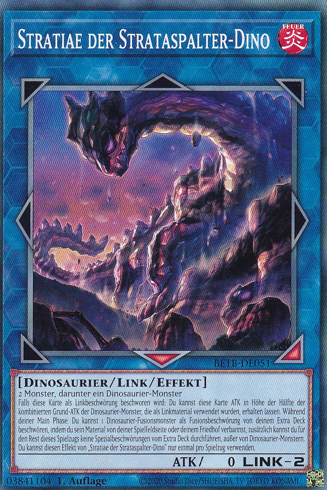 BETB-DE051 - Stratiae der Strataspalter-Dino - Common - Deutsch - 1. Auflage - Beyond the Brave - Yu-Gi-Oh!