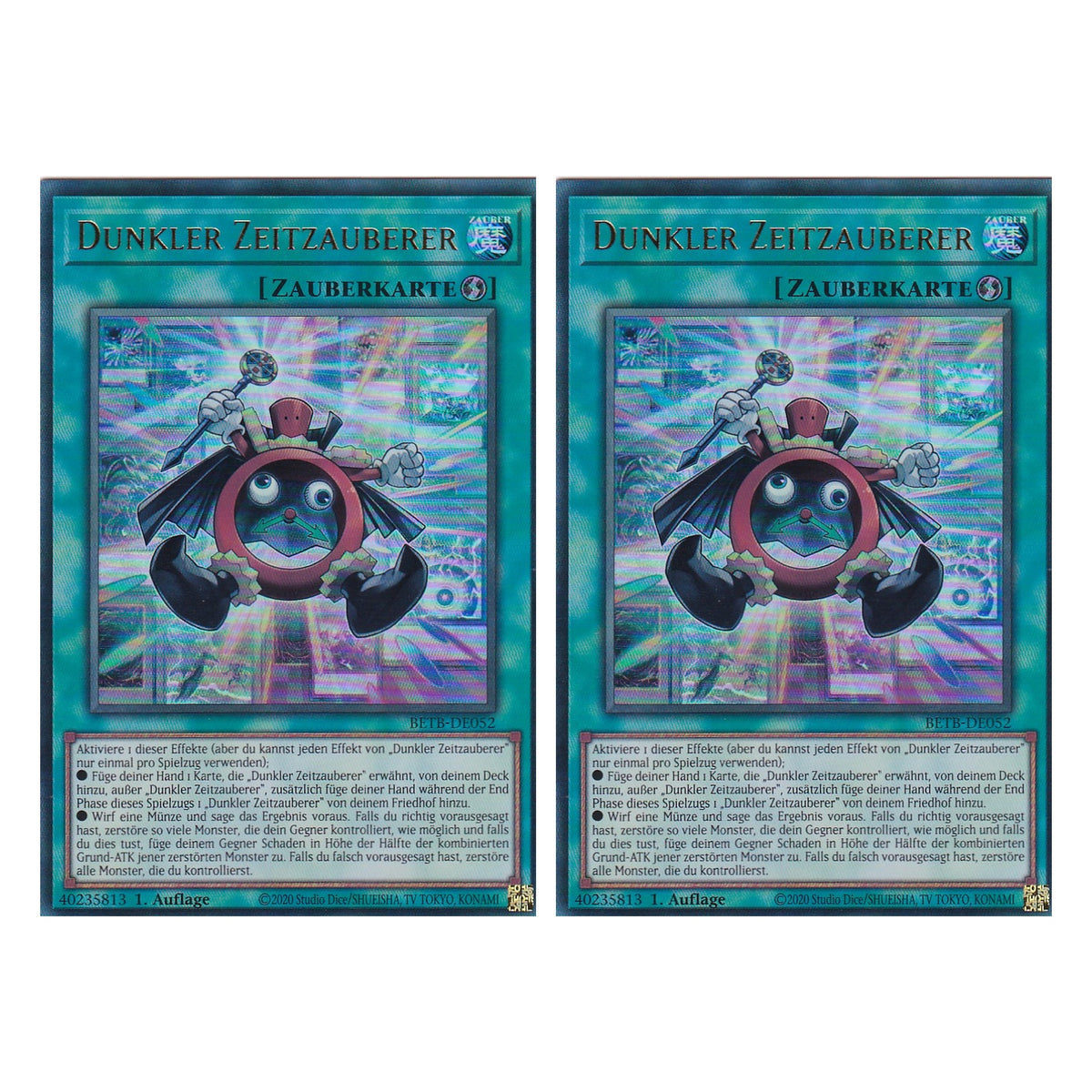 BETB-DE052 - Dunkler Zeitzauberer - Ultra Rare - Deutsch - 1. Auflage - Beyond the Brave - Duo Set (2 Stück) - Yu-Gi-Oh!