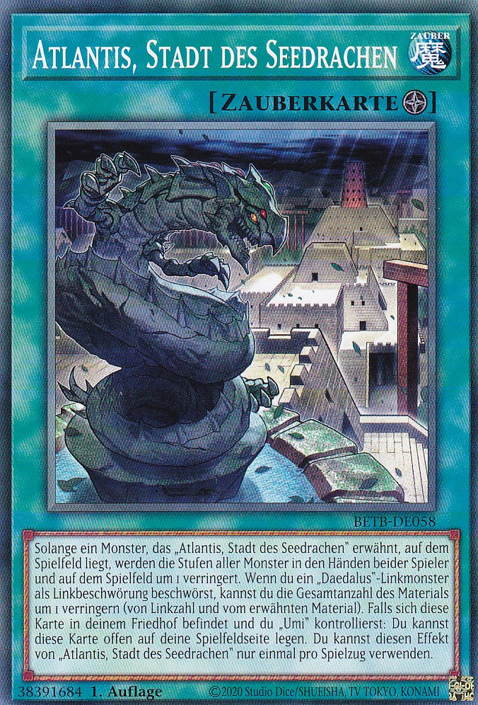 BETB-DE058 - Atlantis, Stadt des Seedrachen - Common - Deutsch - 1. Auflage - Beyond the Brave - Yu-Gi-Oh!