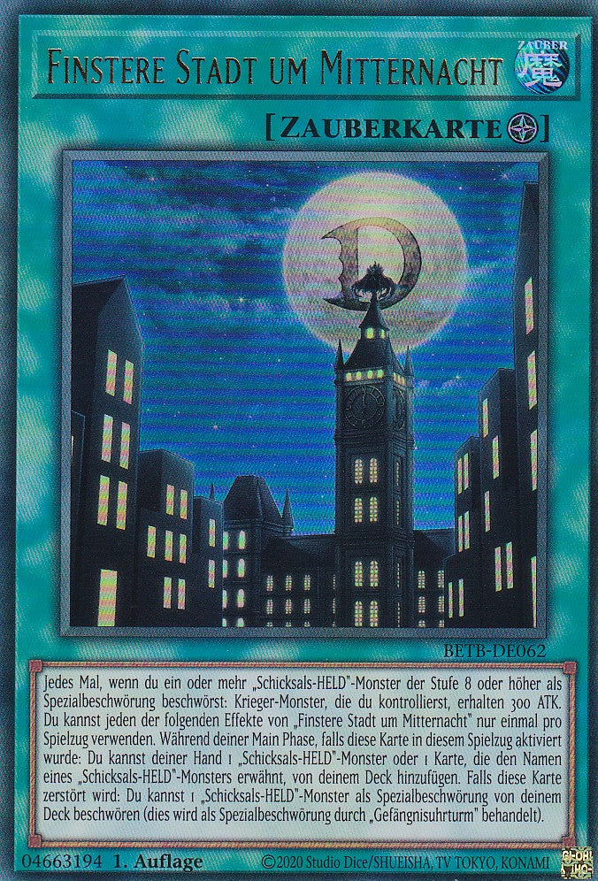 BETB-DE062 - Finstere Stadt um Mitternacht - Ultra Rare - Deutsch - 1. Auflage - Beyond the Brave - Yu-Gi-Oh!