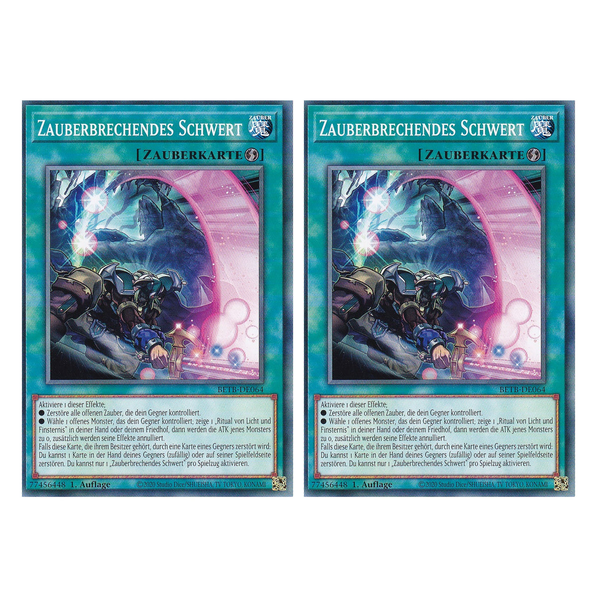 BETB-DE064 - Zauberbrechendes Schwert - Common - Deutsch - 1. Auflage - Beyond the Brave - Duo Set (2 Stück) - Yu-Gi-Oh!