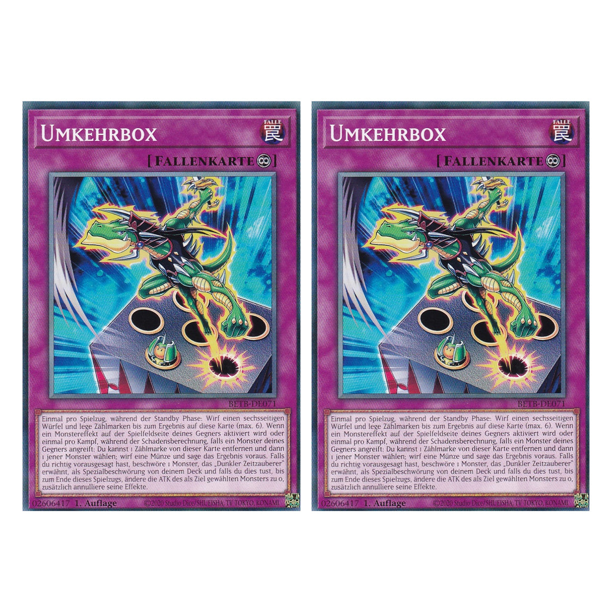 BETB-DE071 - Umkehrbox - Common - Deutsch - 1. Auflage - Beyond the Brave - Duo Set (2 Stück) - Yu-Gi-Oh!