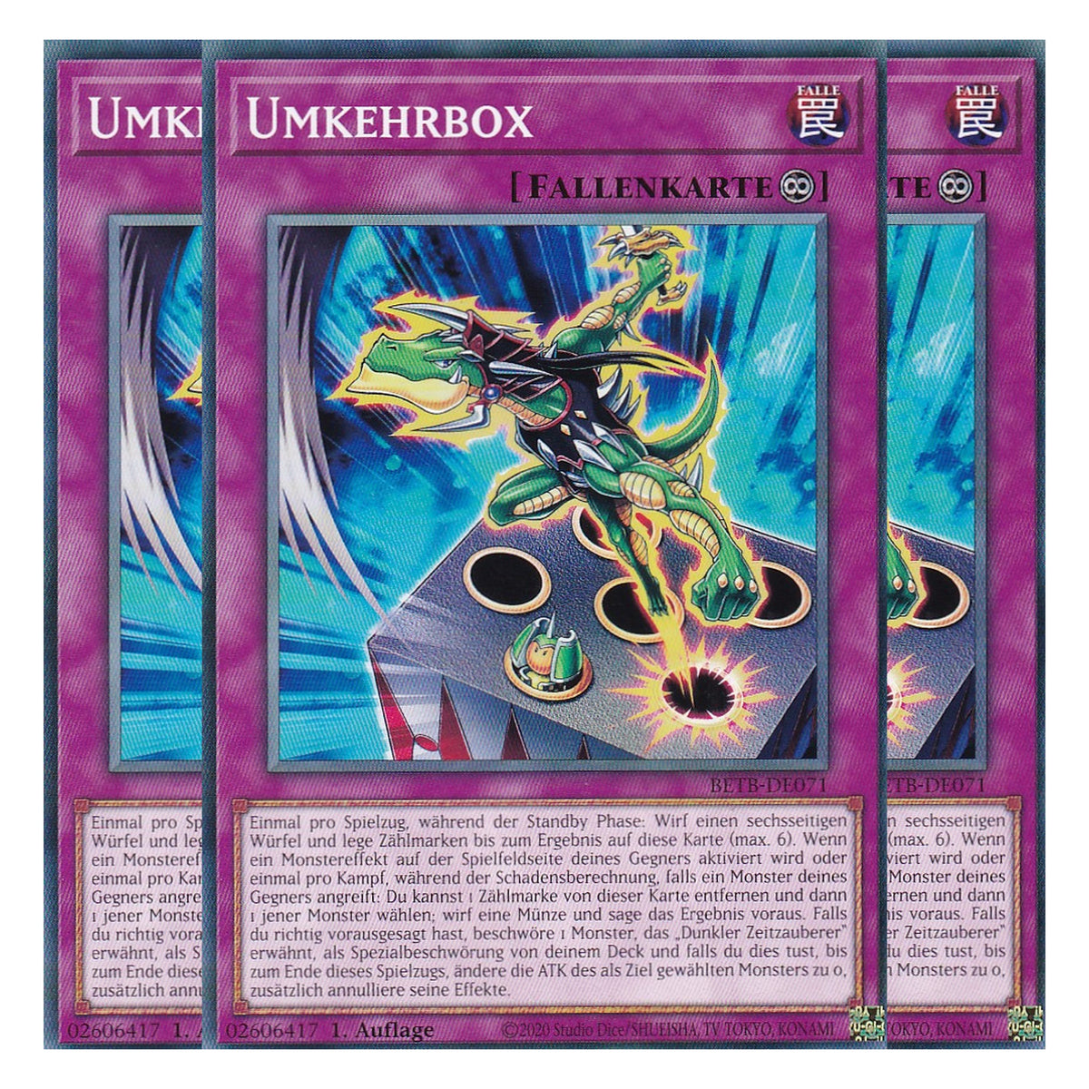 BETB-DE071 - Umkehrbox - Common - Deutsch - 1. Auflage - Beyond the Brave - Playset (3 Kopien) - Yu-Gi-Oh!