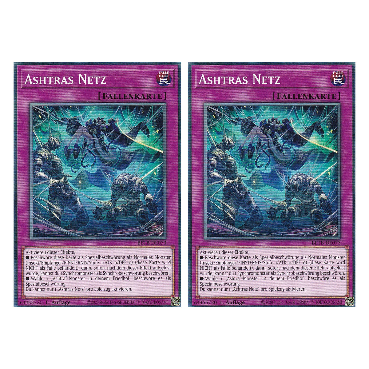BETB-DE073 - Ashtras Netz - Common - Deutsch - 1. Auflage - Beyond the Brave - Duo Set (2 Stück) - Yu-Gi-Oh!