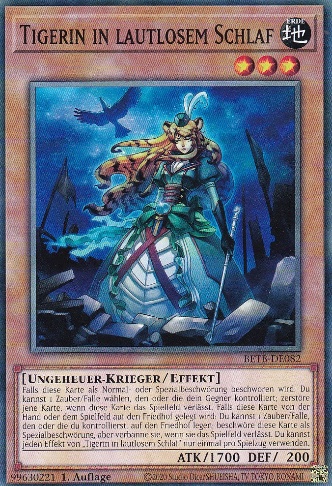 BETB-DE082 - Tigerin in lautlosem Schlaf - Common - Deutsch - 1. Auflage - Beyond the Brave - Yu-Gi-Oh!