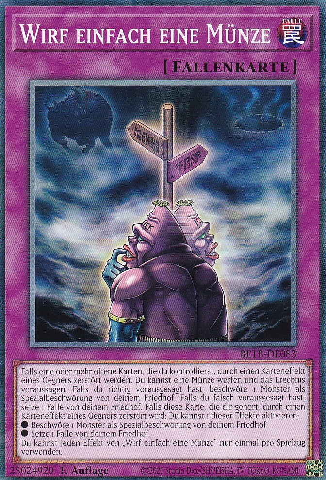 BETB-DE083 - Wirf einfach eine Münze - Common - Deutsch - 1. Auflage - Beyond the Brave - Yu-Gi-Oh!
