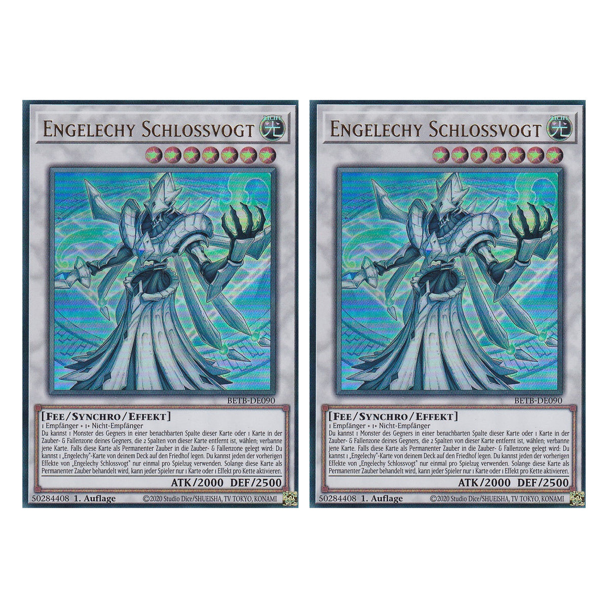 BETB-DE090 - Engelechy Schlossvogt - Ultra Rare - Deutsch - 1. Auflage - Beyond the Brave - Duo Set (2 Stück) - Yu-Gi-Oh!