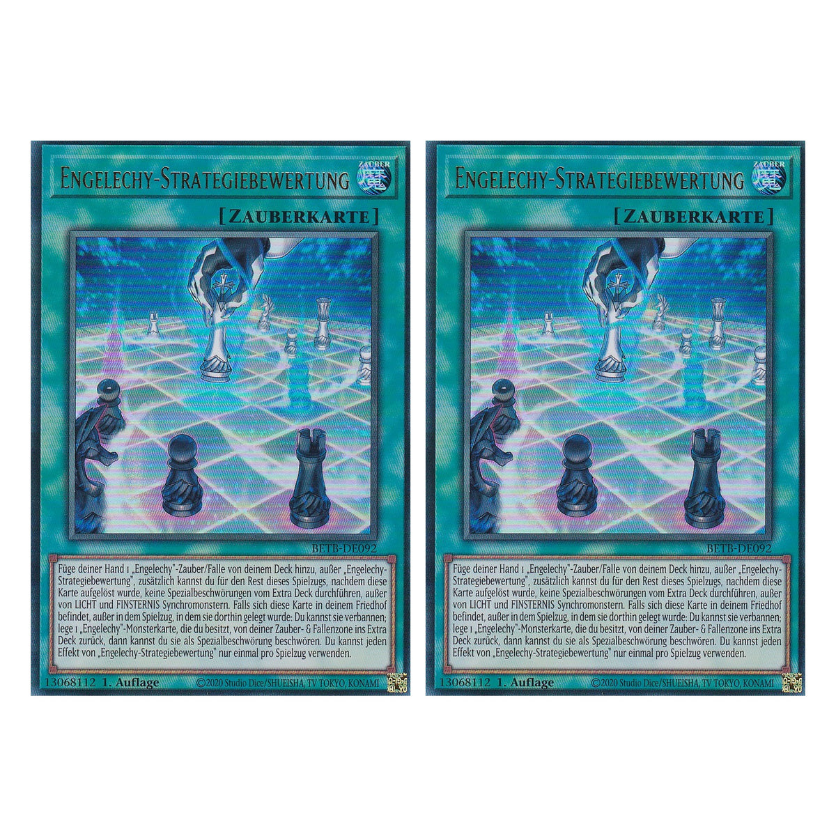 BETB-DE092 - Engelechy-Strategiebewertung - Ultra Rare - Deutsch - 1. Auflage - Beyond the Brave - Duo Set (2 Stück) - Yu-Gi-Oh!