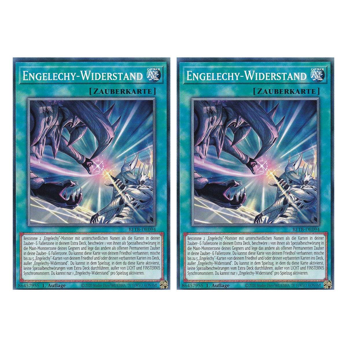 BETB-DE094 - Engelechy-Widerstand - Common - Deutsch - 1. Auflage - Beyond the Brave - Duo Set (2 Stück) - Yu-Gi-Oh!