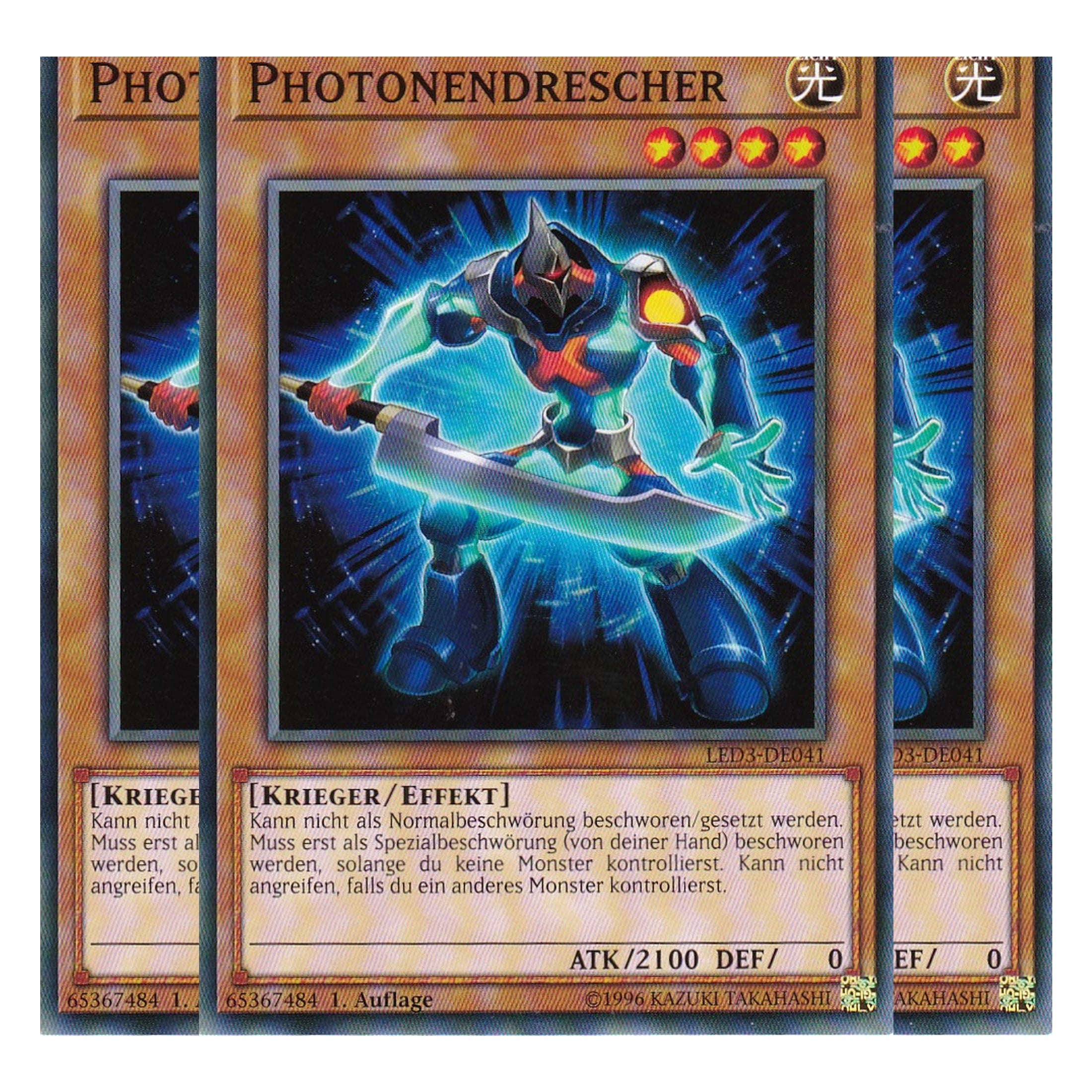 Photonendrescher - LED3-DE041 - Common - Deutsch - 1. Auflage - Legendary Duelists: White Dragon Abyss - Playset (3 Kopien)