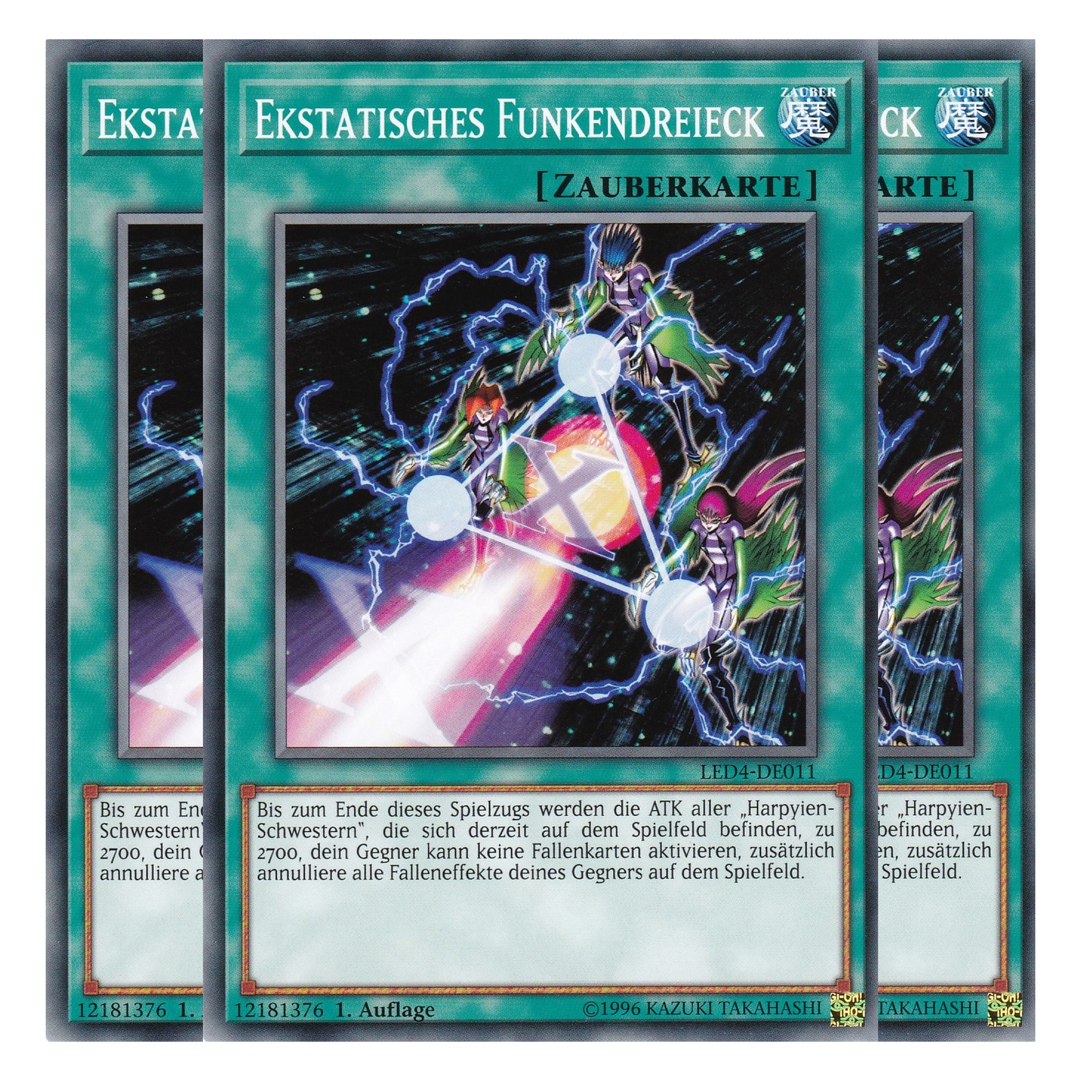 Ekstatisches Funkendreieck - LED4-DE011 - Common - Deutsch - 1. Auflage - Legendary Duelists: Sisters of the Rose - Playset (3 Kopien)