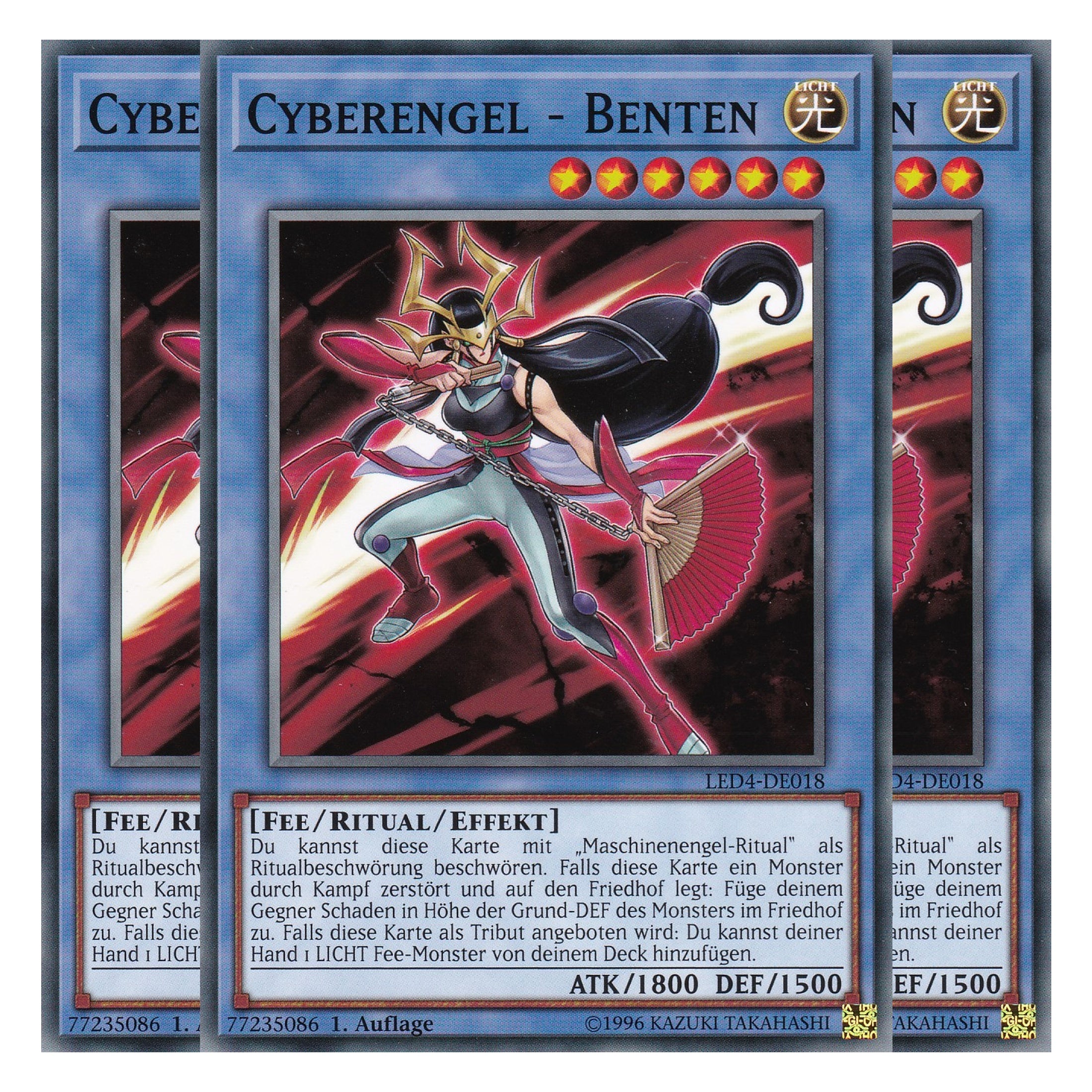 Cyberengel - Benten - LED4-DE018 - Common - Deutsch - 1. Auflage - Legendary Duelists: Sisters of the Rose - Playset (3 Kopien)