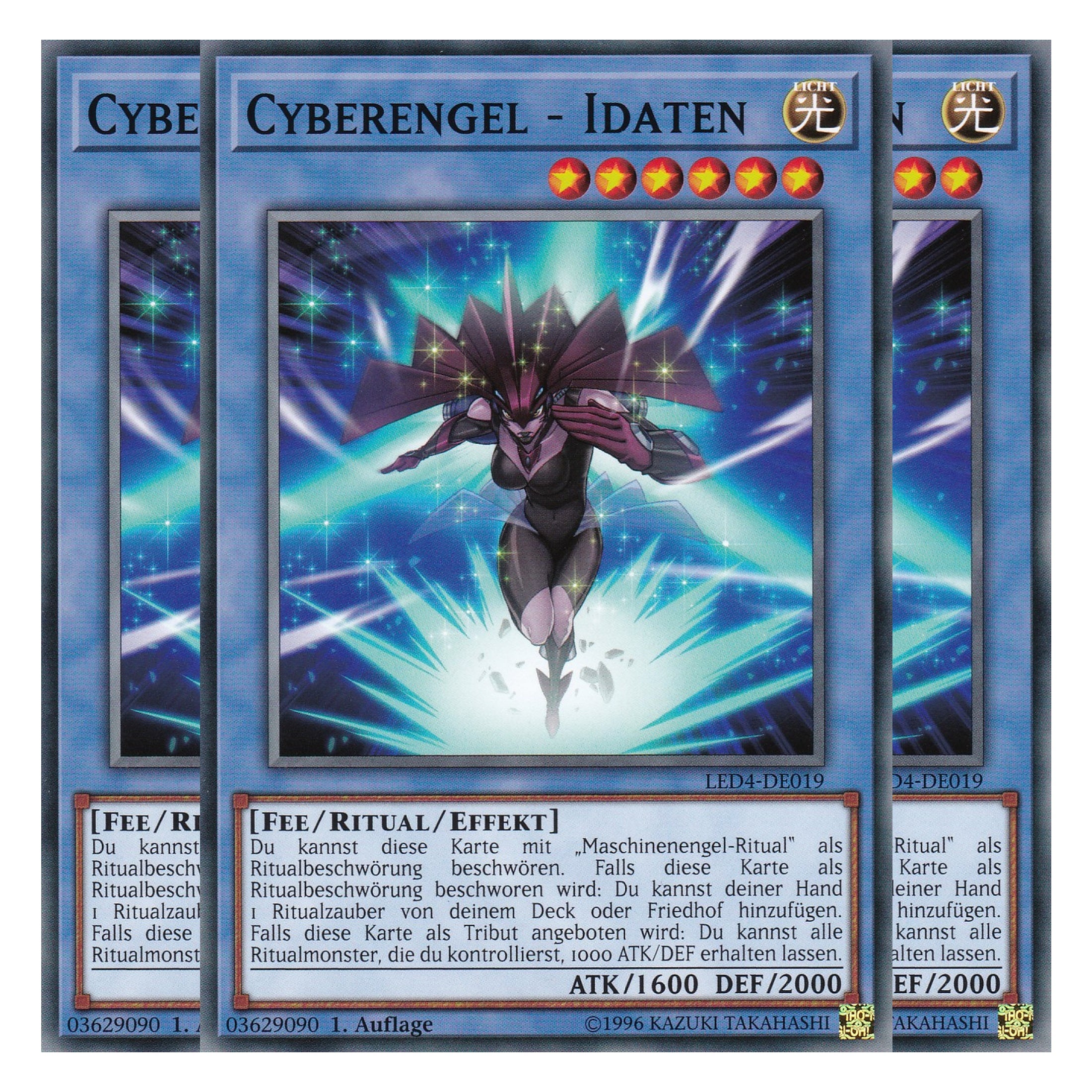 Cyberengel - Idaten - LED4-DE019 - Common - Deutsch - 1. Auflage - Legendary Duelists: Sisters of the Rose - Playset (3 Kopien)