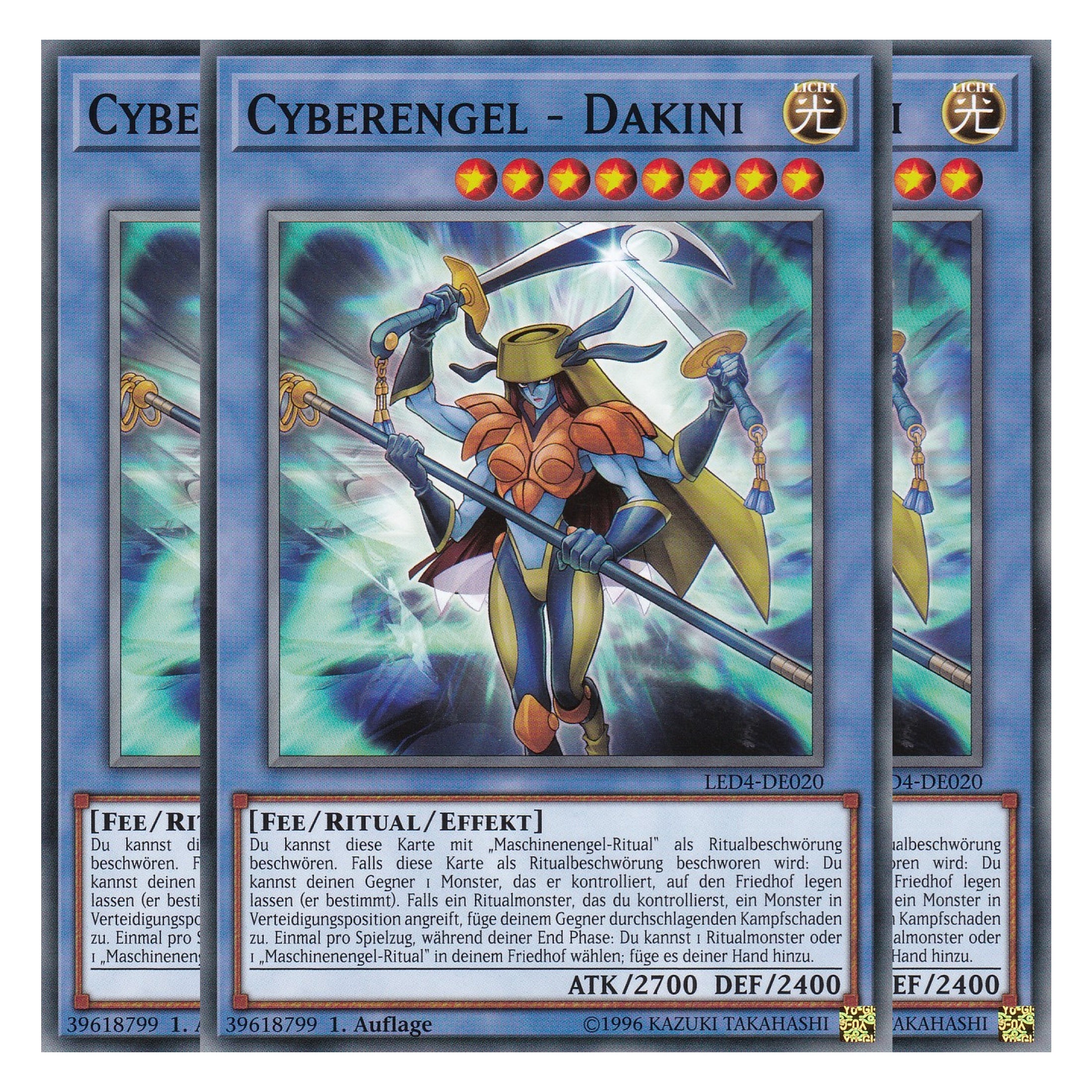 Cyberengel - Dakini - LED4-DE020 - Common - Deutsch - 1. Auflage - Legendary Duelists: Sisters of the Rose - Playset (3 Kopien)