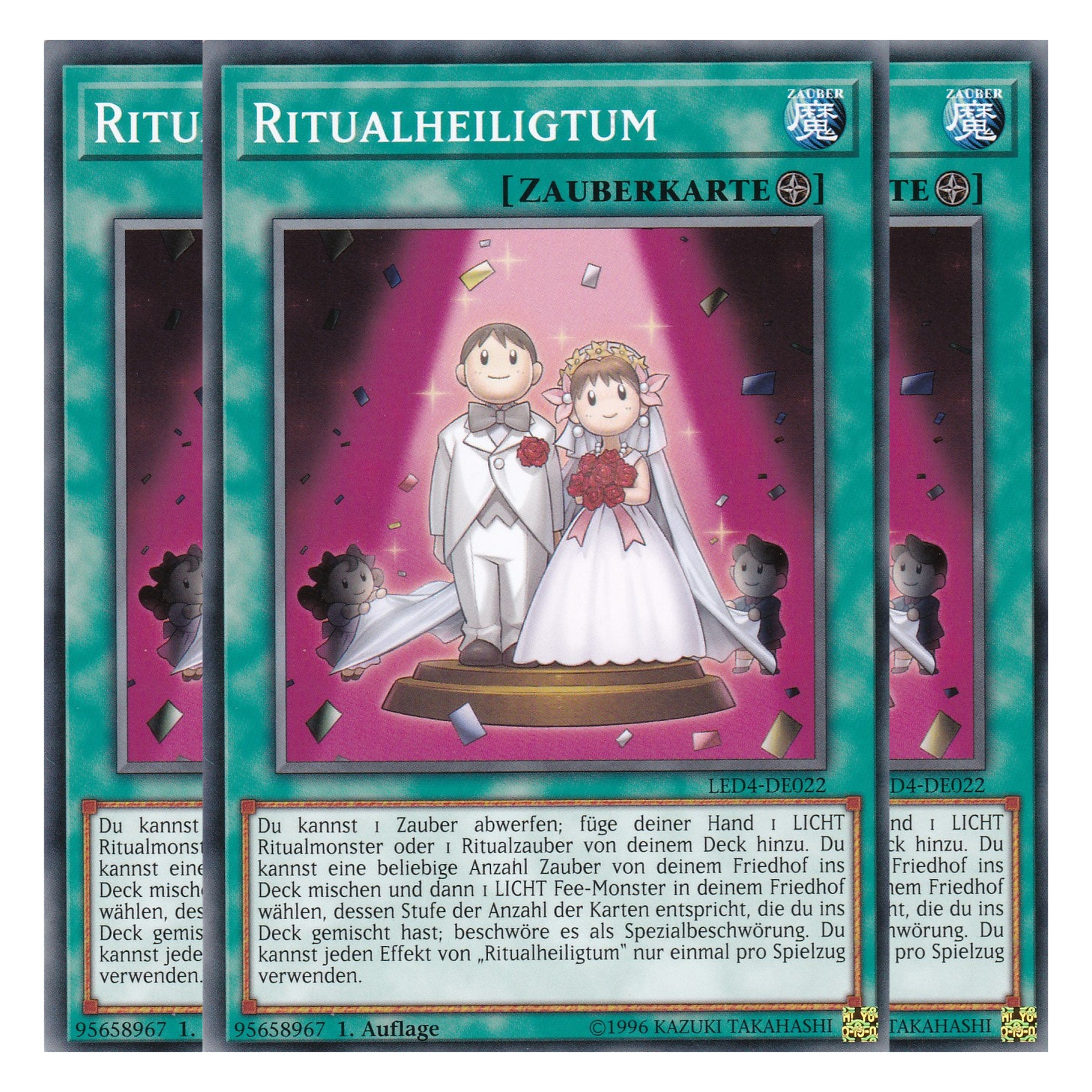 Ritualheiligtum - LED4-DE022 - Common - Deutsch - 1. Auflage - Legendary Duelists: Sisters of the Rose - Playset (3 Kopien)