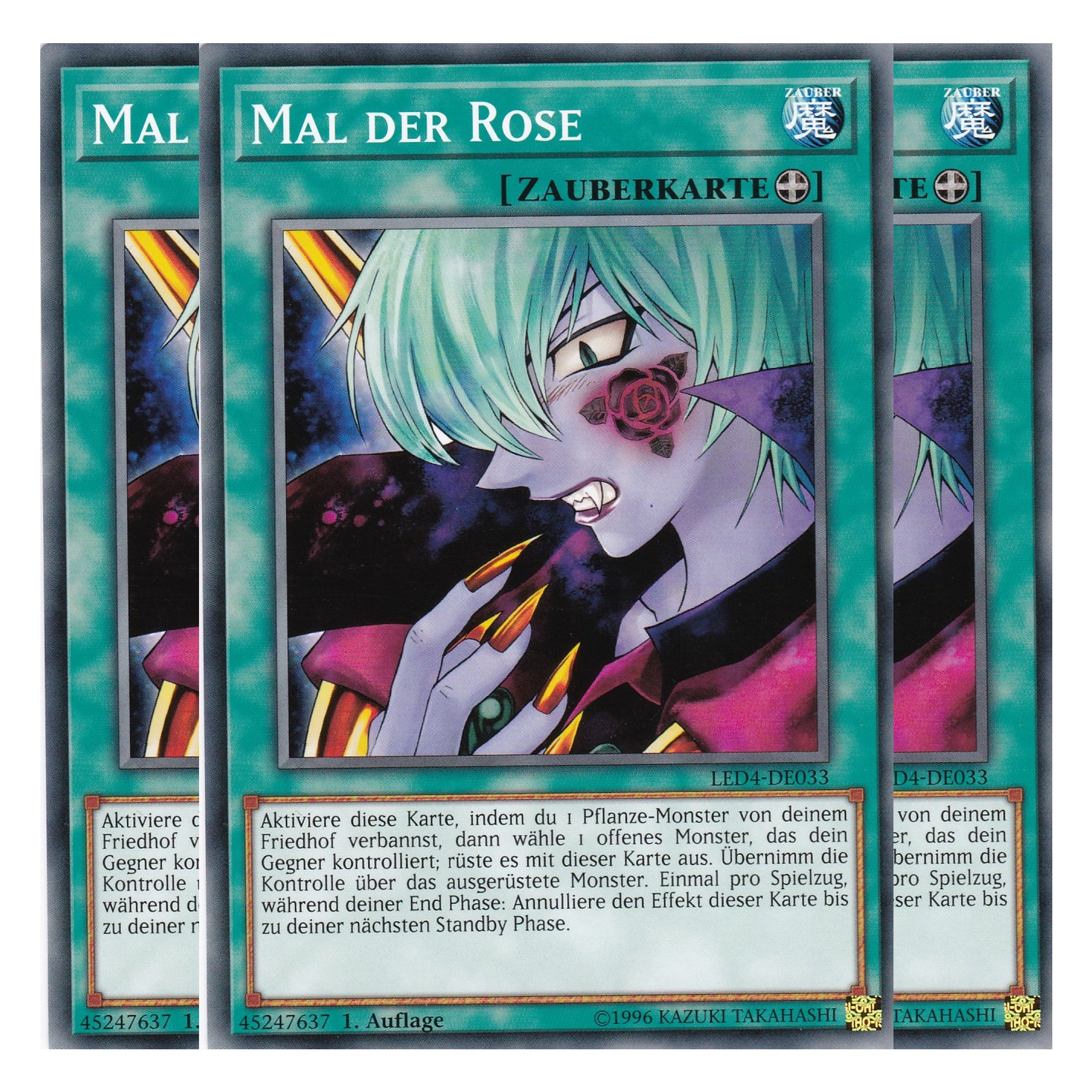 Mal der Rose - LED4-DE033 - Common - Deutsch - 1. Auflage - Legendary Duelists: Sisters of the Rose - Playset (3 Kopien)