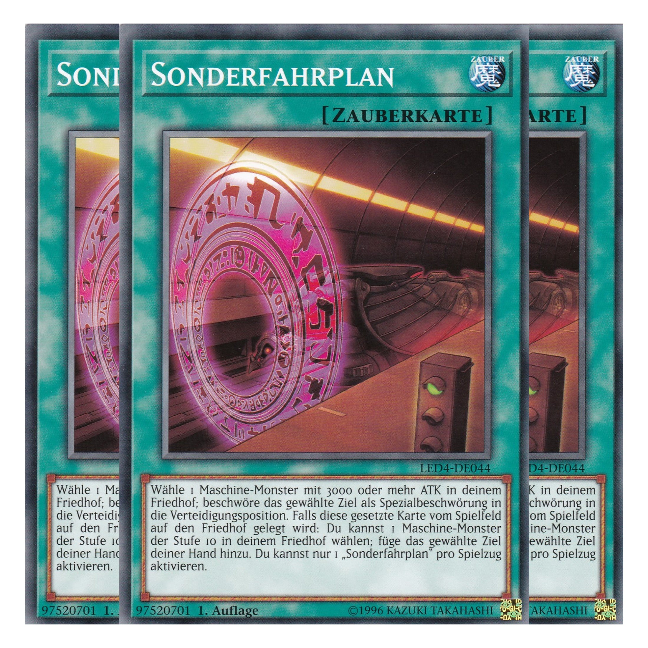 Sonderfahrplan - LED4-DE044 - Common - Deutsch - 1. Auflage - Legendary Duelists: Sisters of the Rose - Playset (3 Kopien)