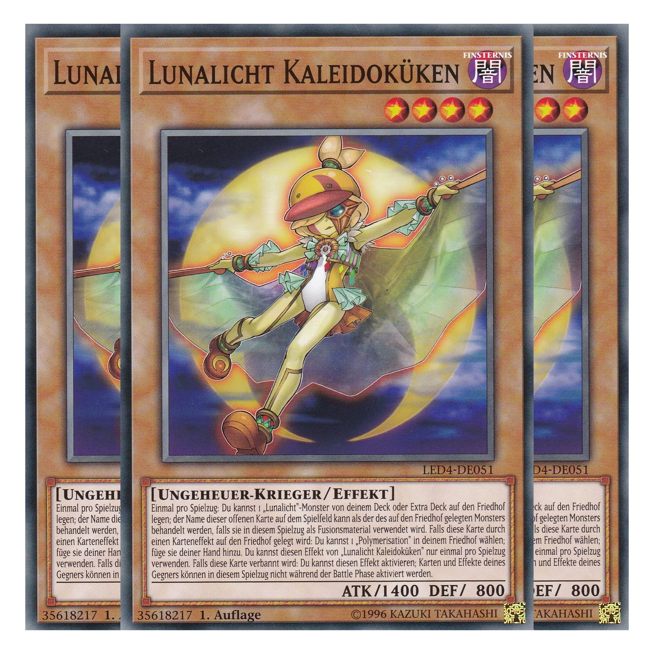 Lunalicht Kaleidoküken - LED4-DE051 - Common - Deutsch - 1. Auflage - Legendary Duelists: Sisters of the Rose - Playset (3 Kopien)