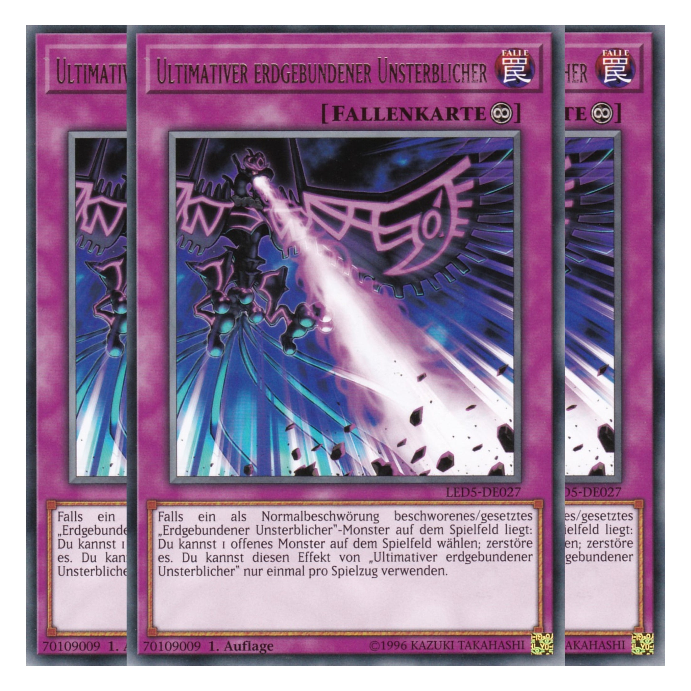 Ultimativer erdgebundener Unsterblicher - LED5-DE027 - Rare - Deutsch - 1. Auflage - Legendary Duelists: Immortal Destiny - Playset (3 Kopien)