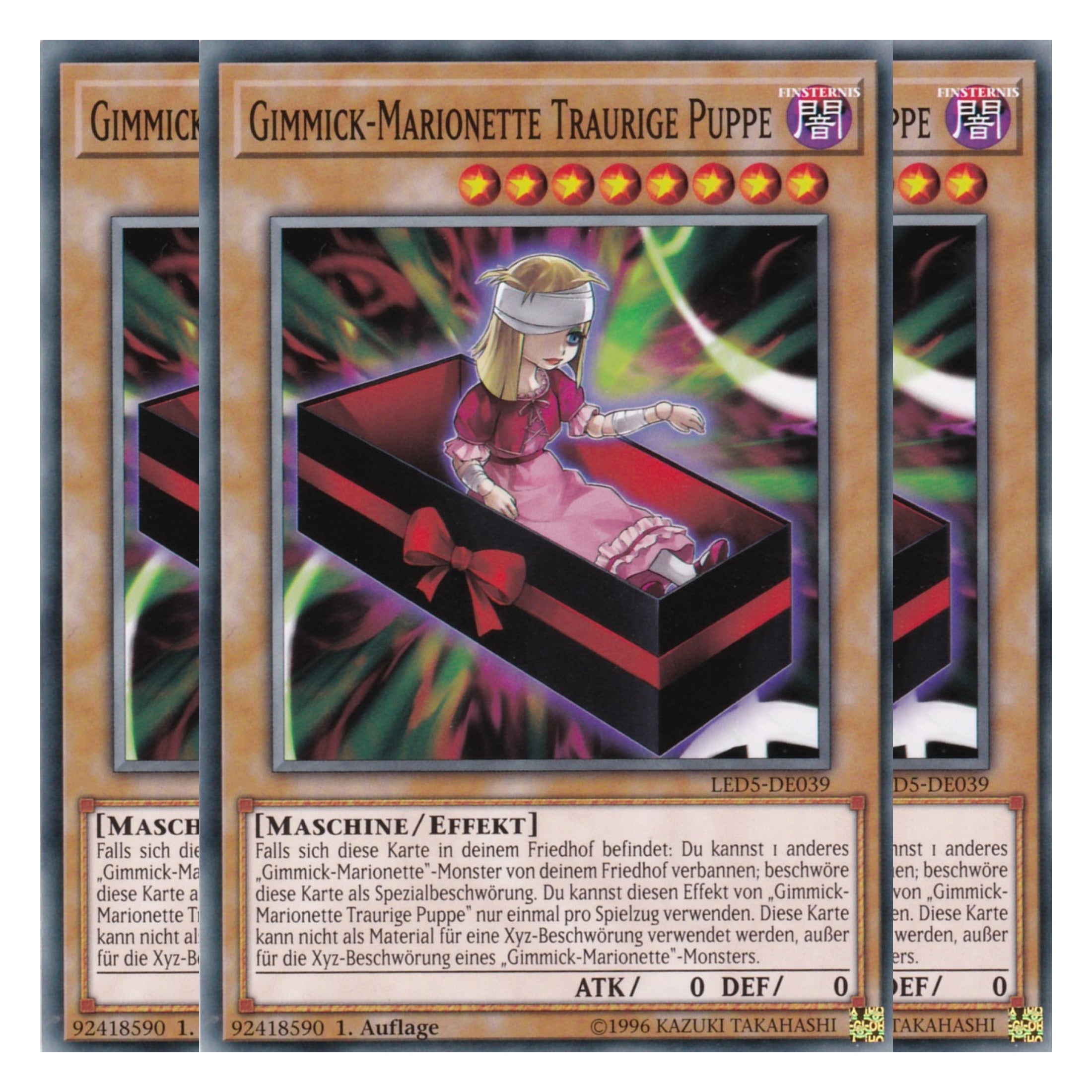 Gimmick-Marionette Traurige Puppe - LED5-DE039 - Common - Deutsch - 1. Auflage - Legendary Duelists: Immortal Destiny - Playset (3 Kopien)