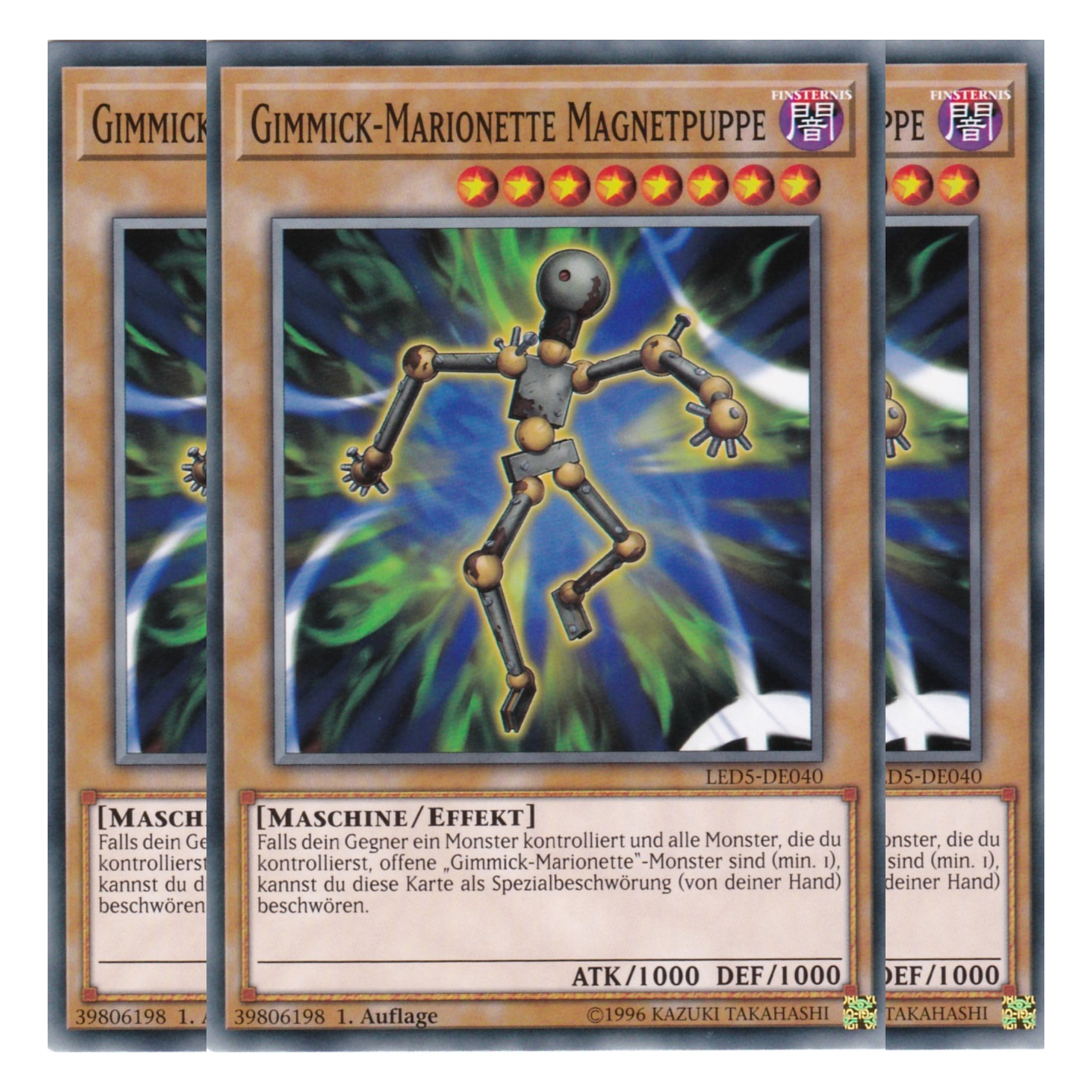 Gimmick-Marionette Magnetpuppe - LED5-DE040 - Common - Deutsch - 1. Auflage - Legendary Duelists: Immortal Destiny - Playset (3 Kopien)