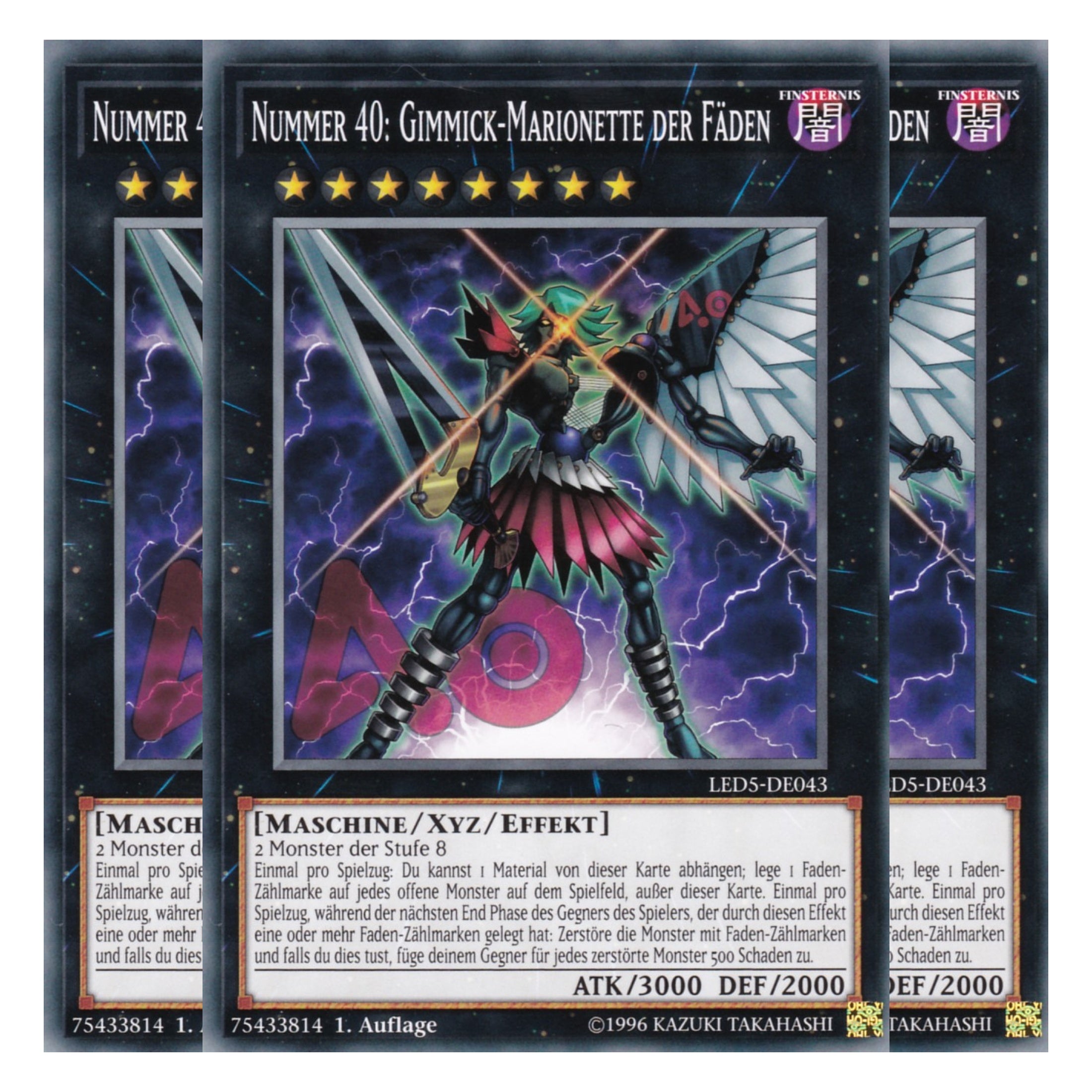 Nummer 40: Gimmick-Marionette der Fäden - LED5-DE043 - Common - Deutsch - 1. Auflage - Legendary Duelists: Immortal Destiny - Playset (3 Kopien)
