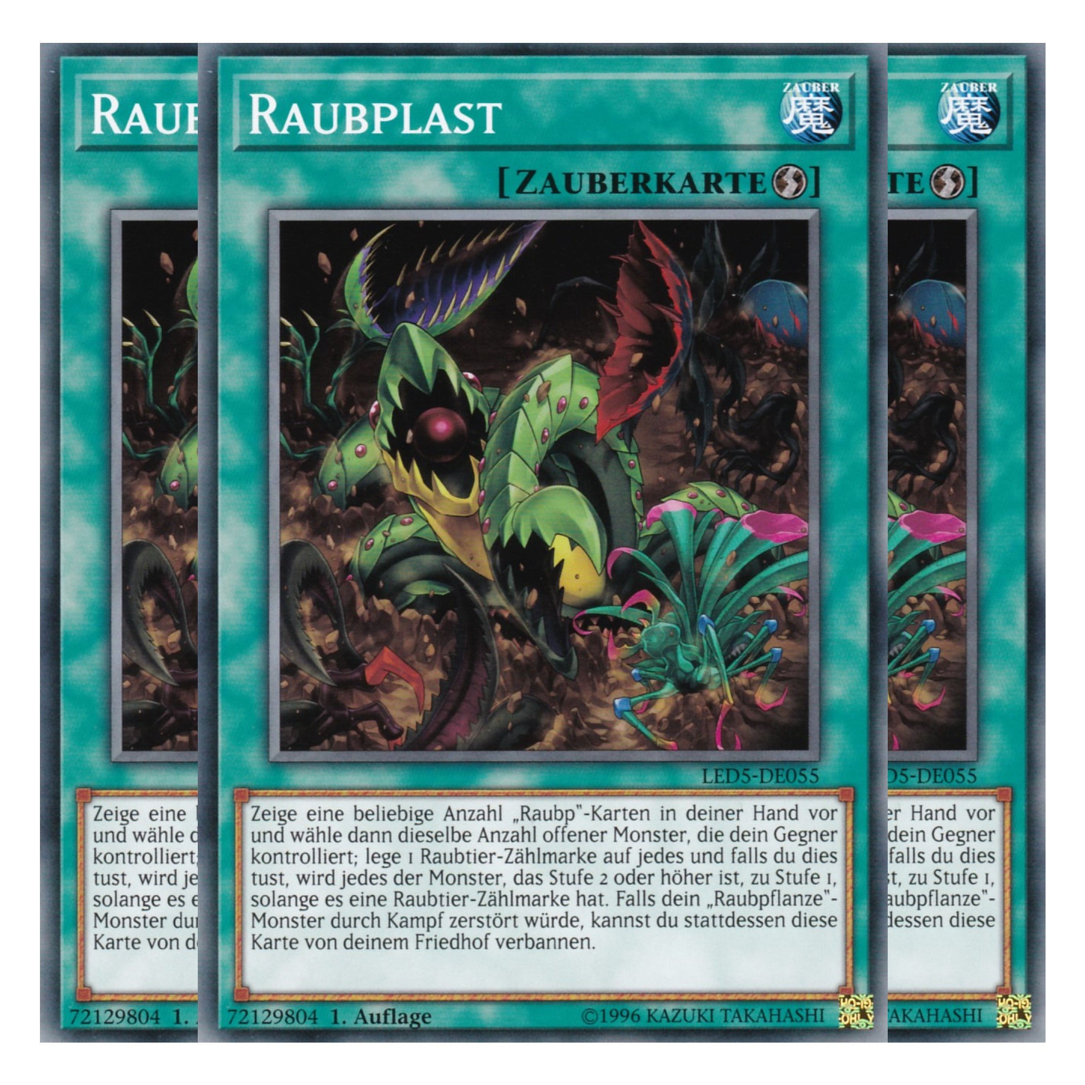 Raubplast - LED5-DE055 - Common - Deutsch - 1. Auflage - Legendary Duelists: Immortal Destiny - Playset (3 Kopien)