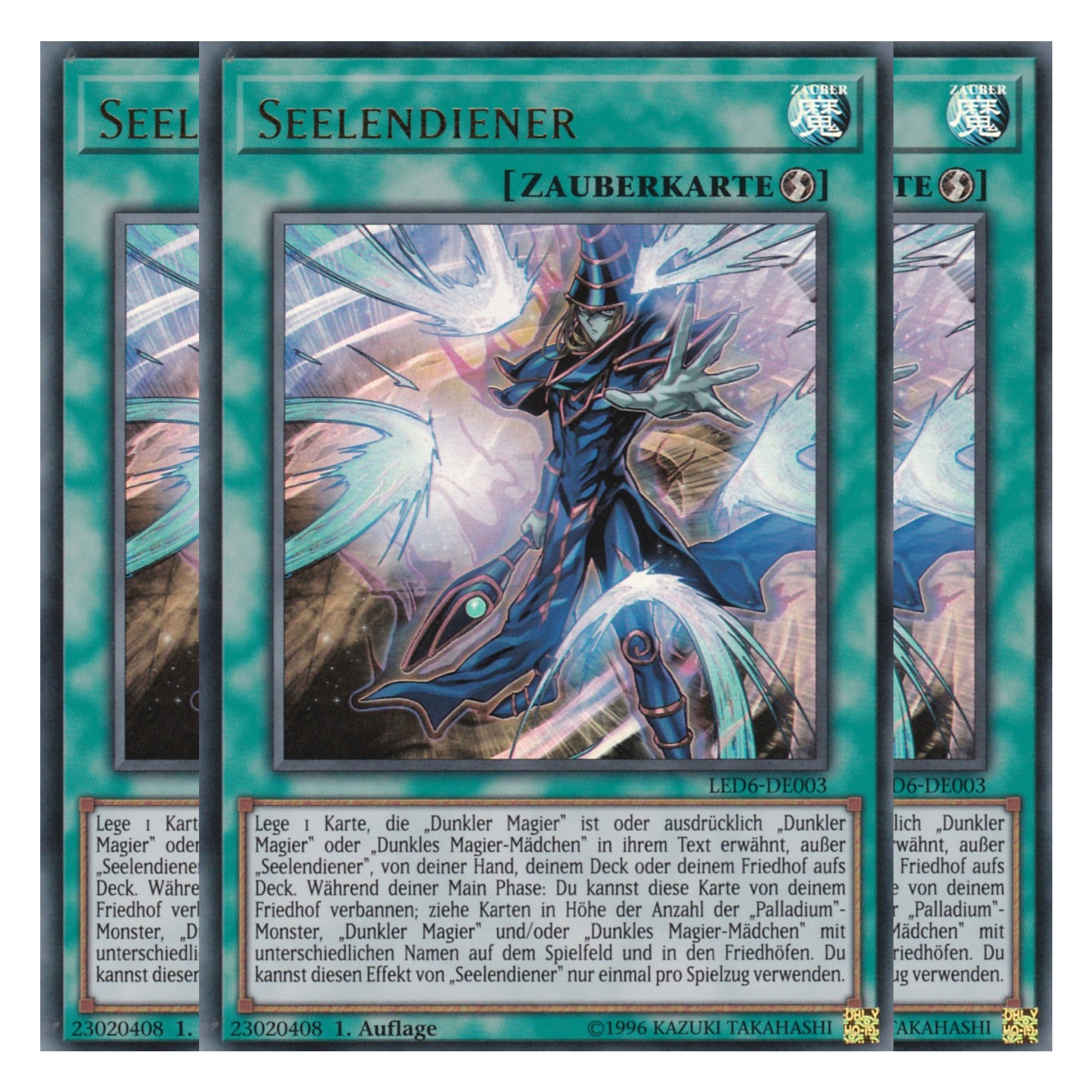 Seelendiener - LED6-DE003 - Ultra Rare - Deutsch - 1. Auflage - Legendary Duelists: Magical Hero - Playset (3 Kopien)