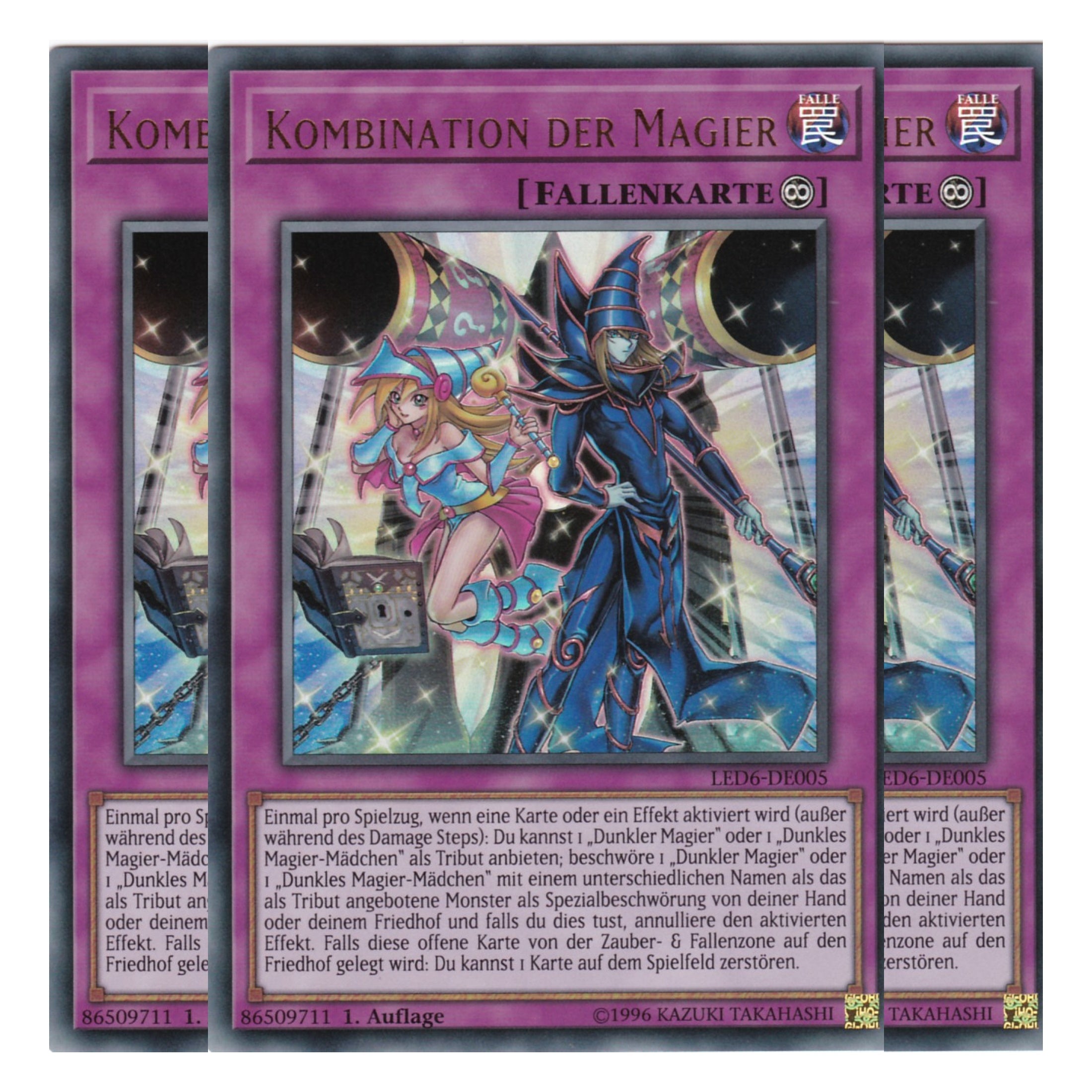 Kombination der Magier - LED6-DE005 - Ultra Rare - Deutsch - 1. Auflage - Legendary Duelists: Magical Hero - Playset (3 Kopien)