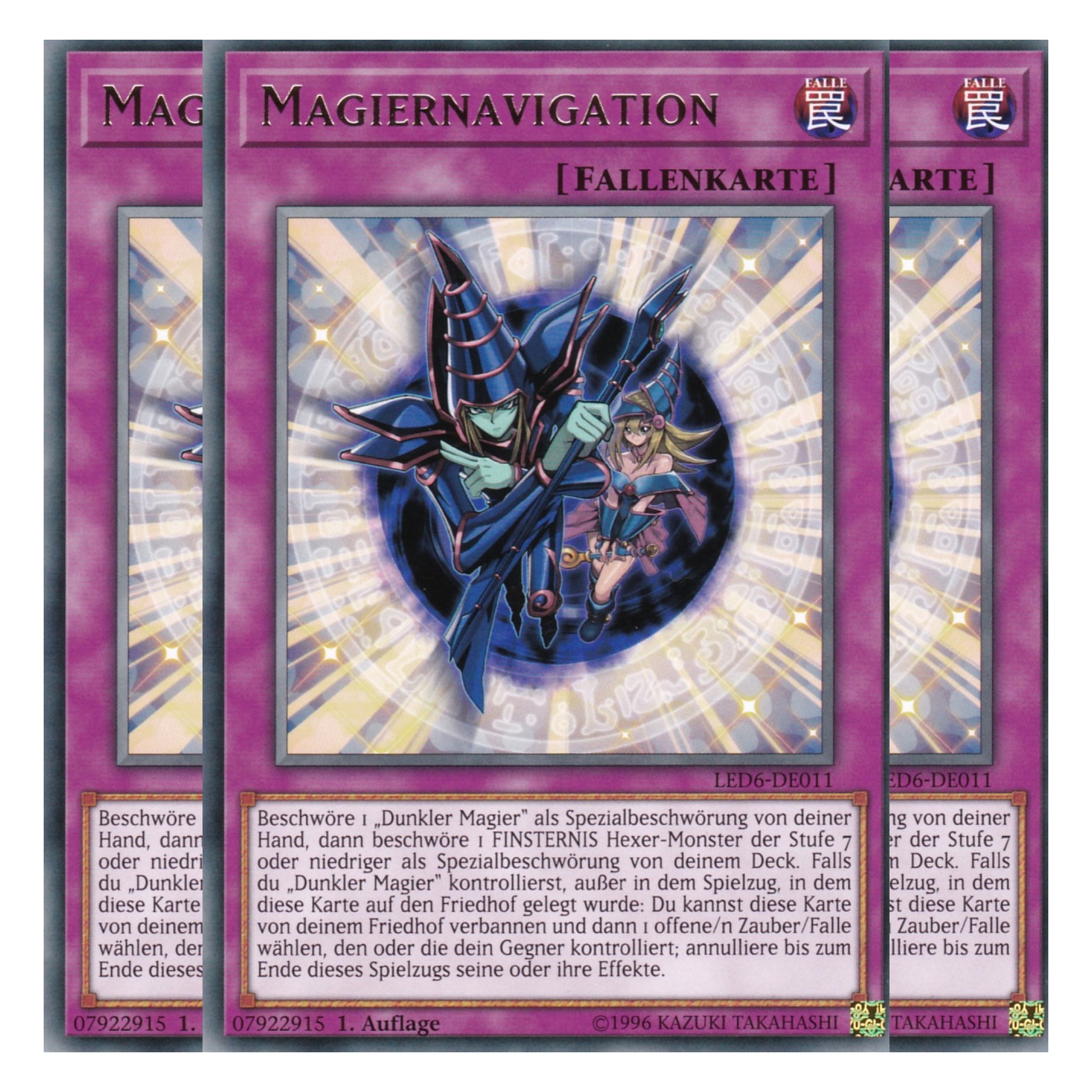 Magiernavigation - LED6-DE011 - Rare - Deutsch - 1. Auflage - Legendary Duelists: Magical Hero - Playset (3 Kopien)
