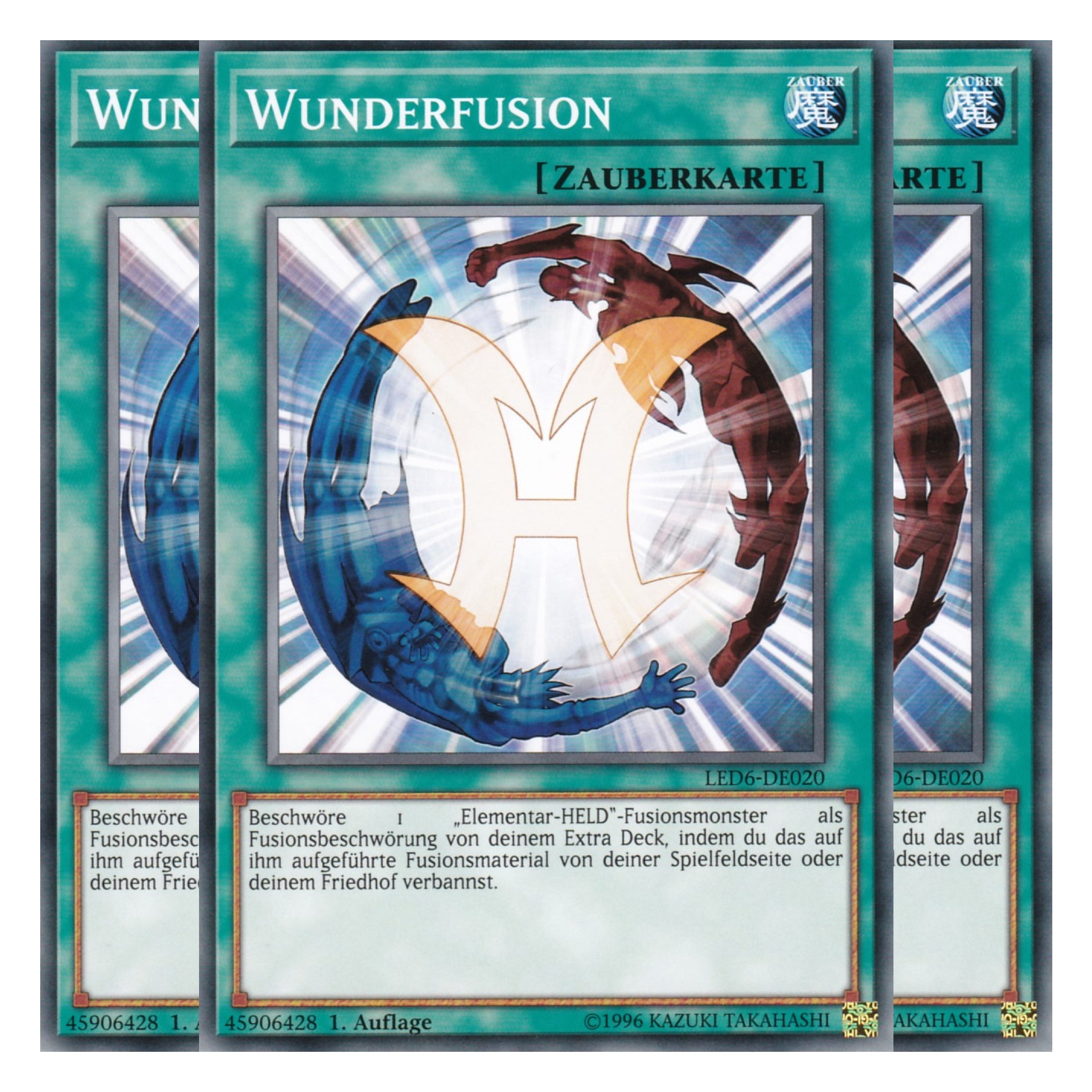 Wunderfusion - LED6-DE020 - Common - Deutsch - 1. Auflage - Legendary Duelists: Magical Hero - Playset (3 Kopien)