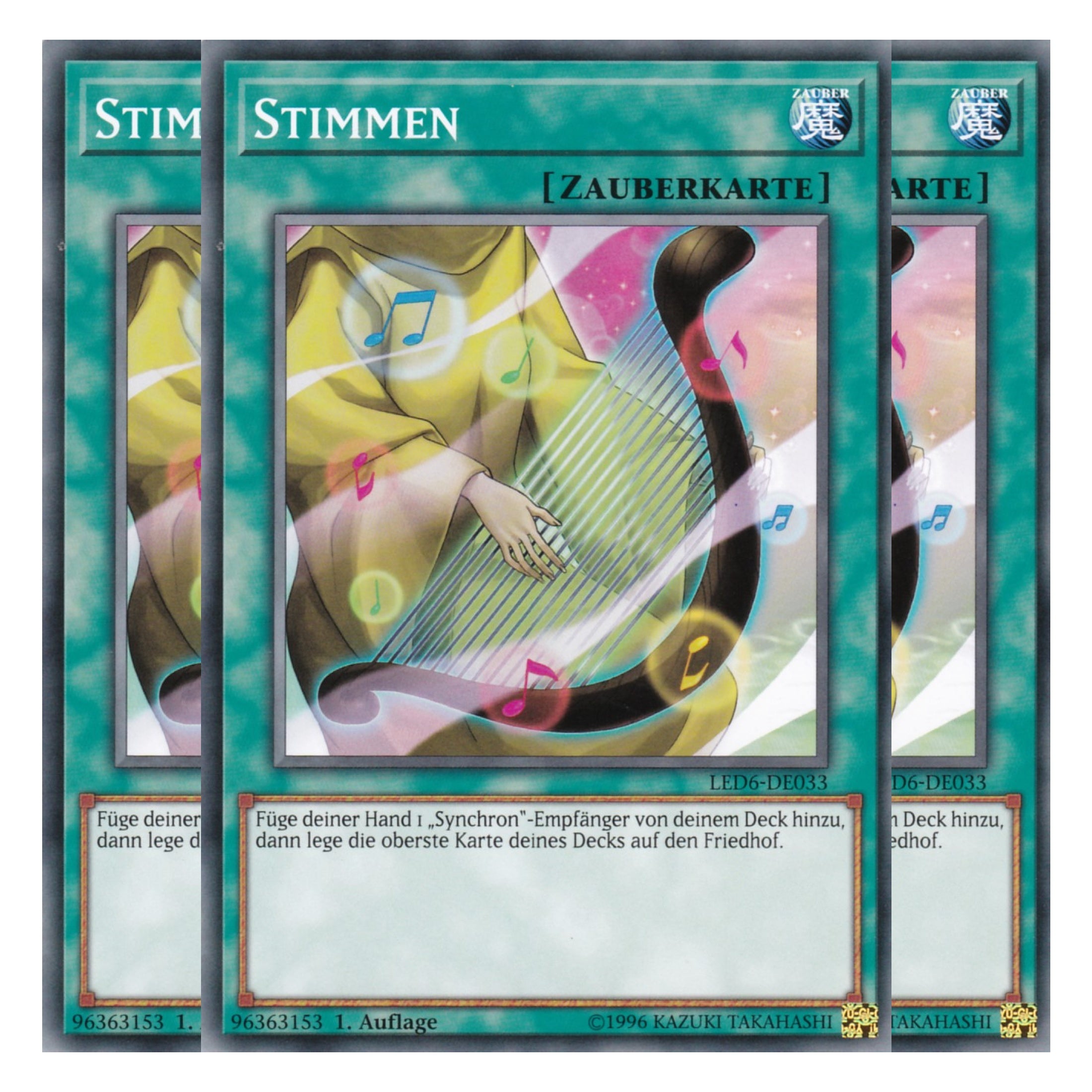 Stimmen - LED6-DE033 - Common - Deutsch - 1. Auflage - Legendary Duelists: Magical Hero - Playset (3 Kopien)