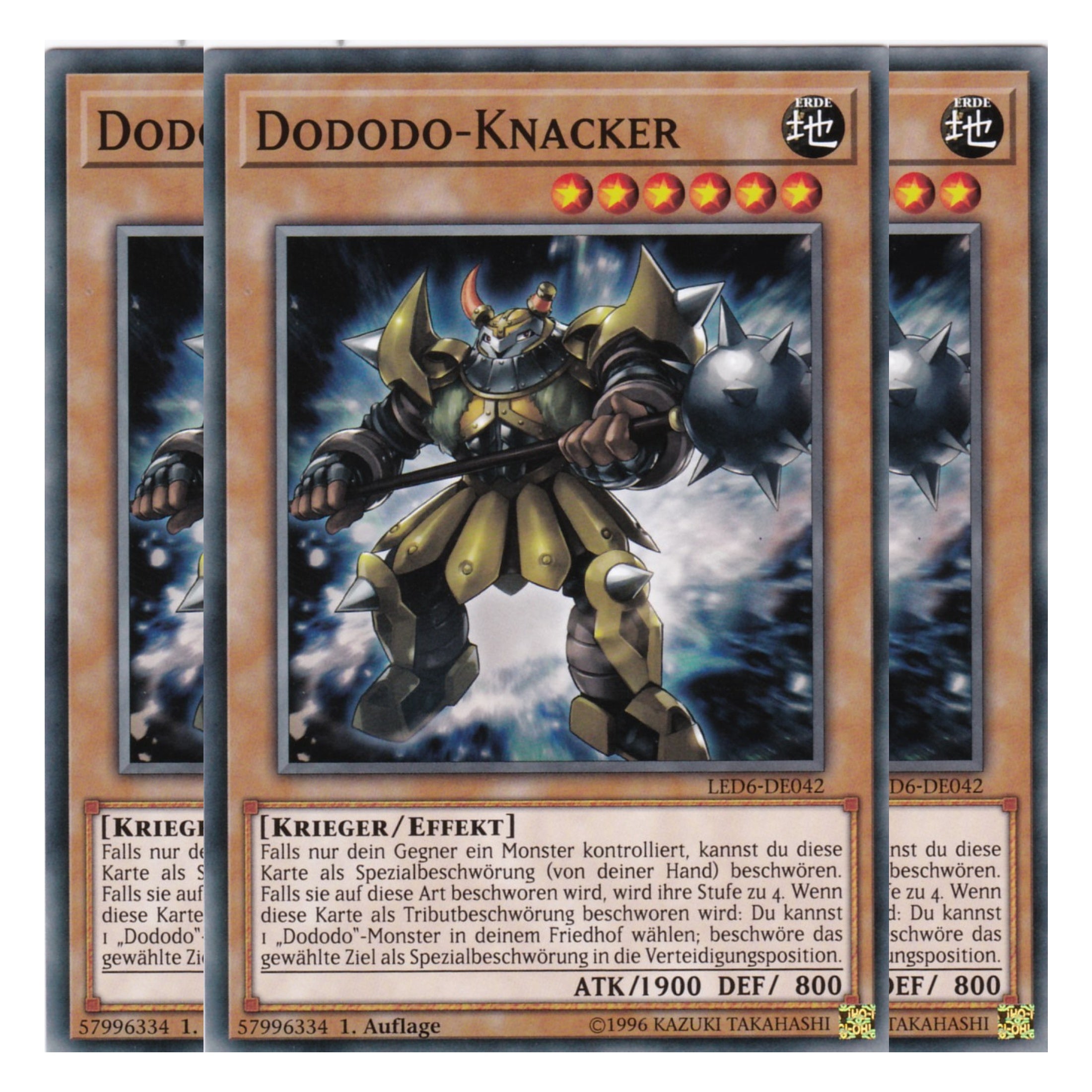 Dododo – Knacker - LED6-DE042 - Common - Deutsch - 1. Auflage - Legendary Duelists: Magical Hero - Playset (3 Kopien)