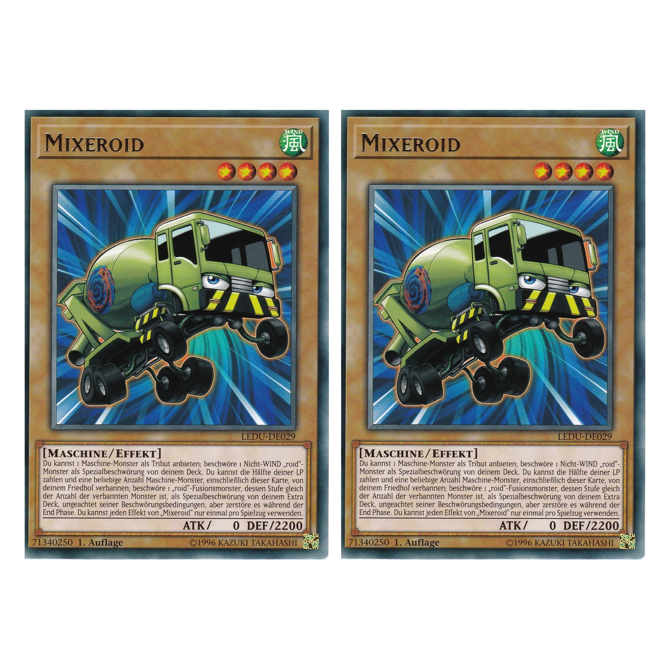 Mixeroid - LEDU-DE029 - Rare - Deutsch - 1. Auflage - Legendary Duelists - Duo Set (2 Stück) - Yugioh