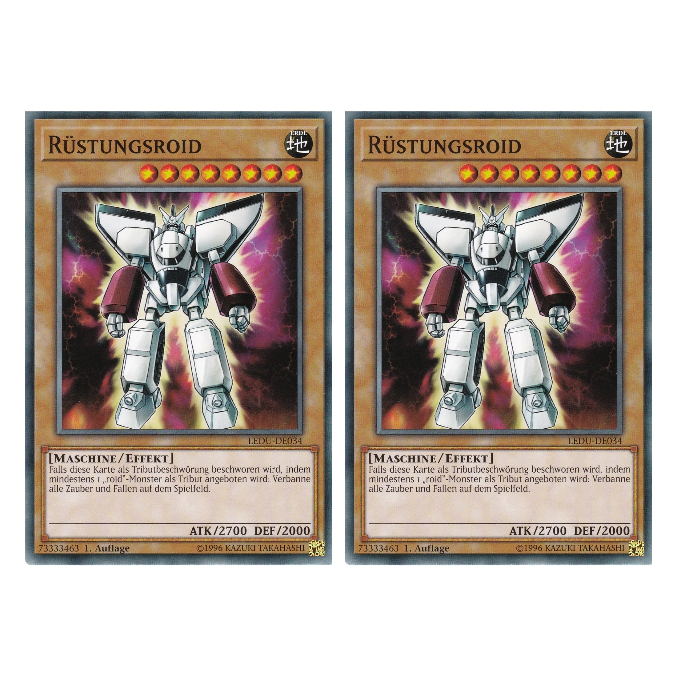 Rüstungsroid - LEDU-DE034 - Common - Deutsch - 1. Auflage - Legendary Duelists - Duo Set (2 Stück) - Yugioh