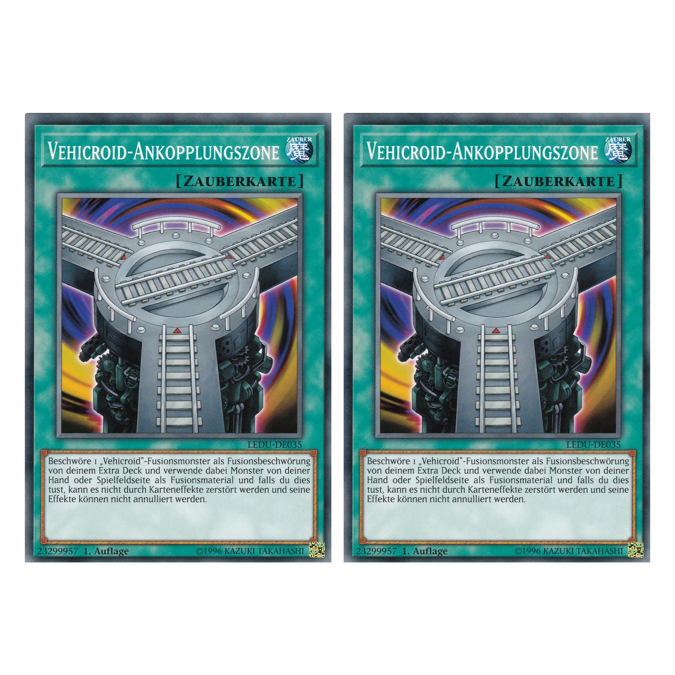 Vehicroid-Ankopplungszone - LEDU-DE035 - Common - Deutsch - 1. Auflage - Legendary Duelists - Duo Set (2 Stück) - Yugioh