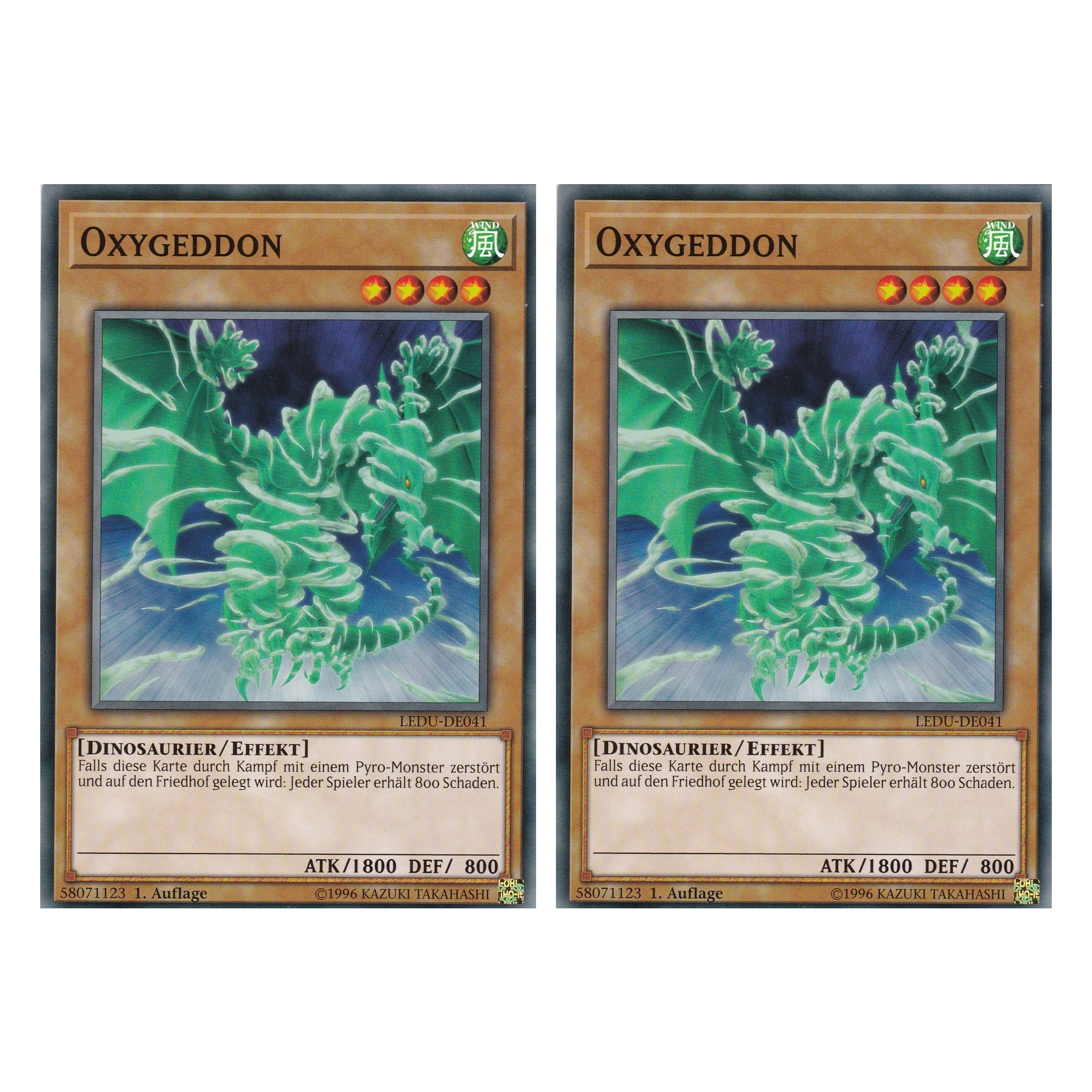 Oxygeddon - LEDU-DE041 - Common - Deutsch - 1. Auflage - Legendary Duelists - Duo Set (2 Stück) - Yugioh