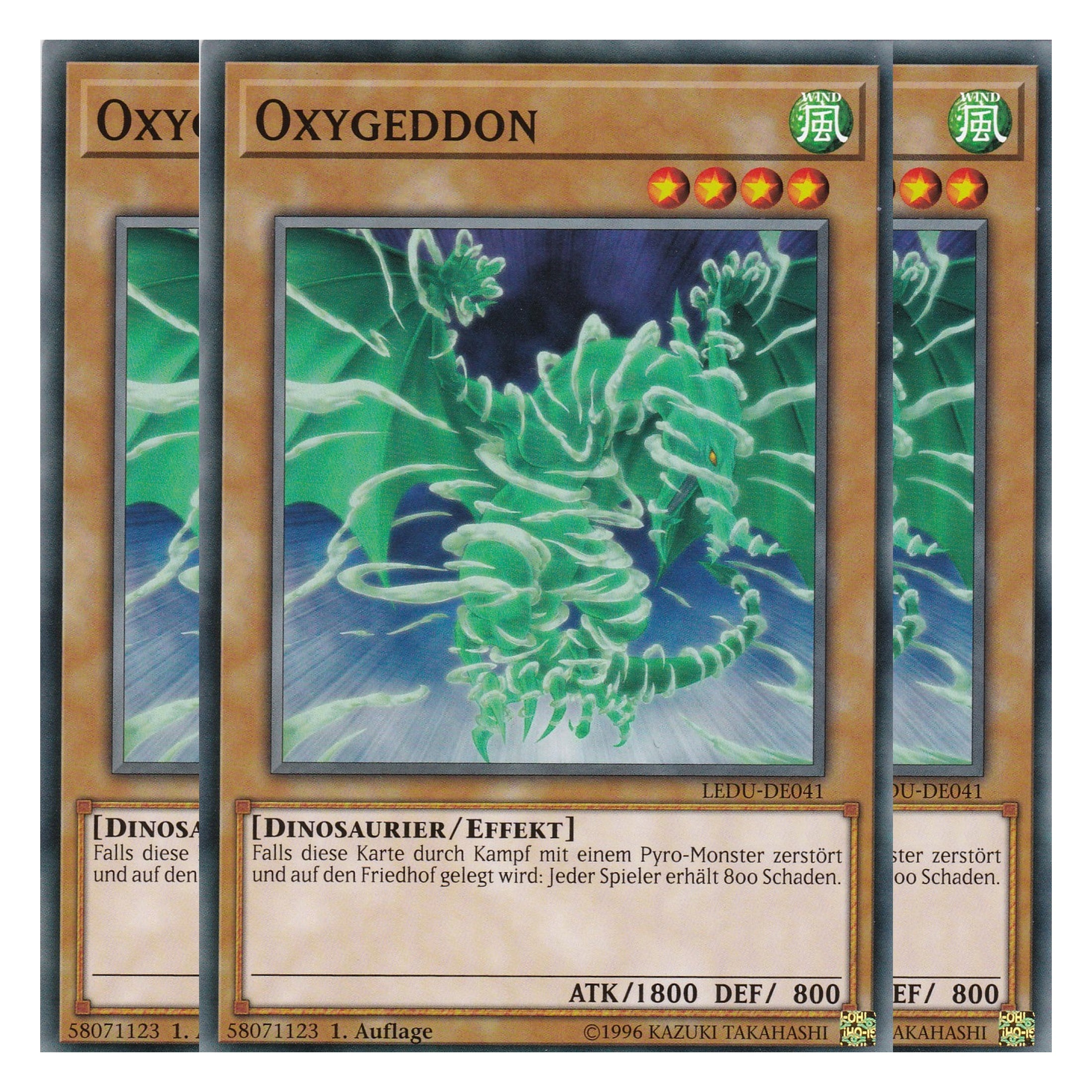 Oxygeddon - LEDU-DE041 - Common - Deutsch - 1. Auflage - Legendary Duelists - Playset (3 Kopien)